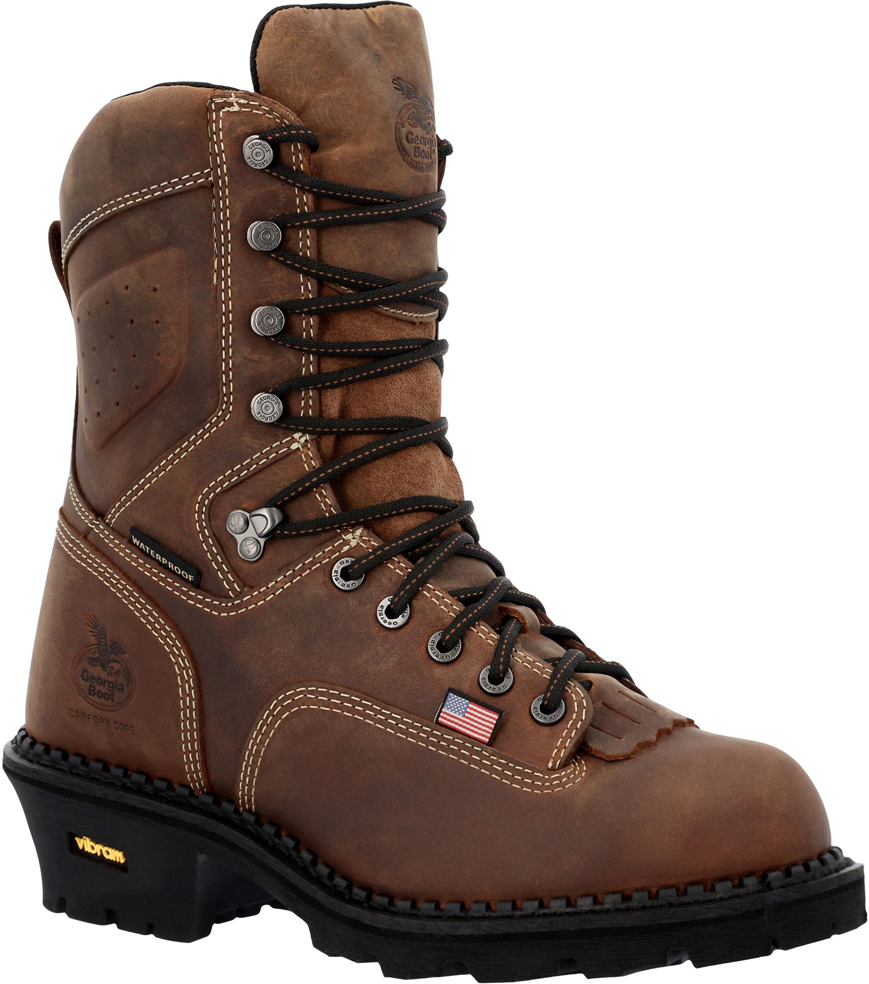 Georgia Boots USA Logger Composite Toe Waterproof Work Boots