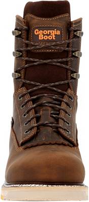 Georgia Boots Men's 8" Waterproof Lace-Up Wedge Work Boots product image