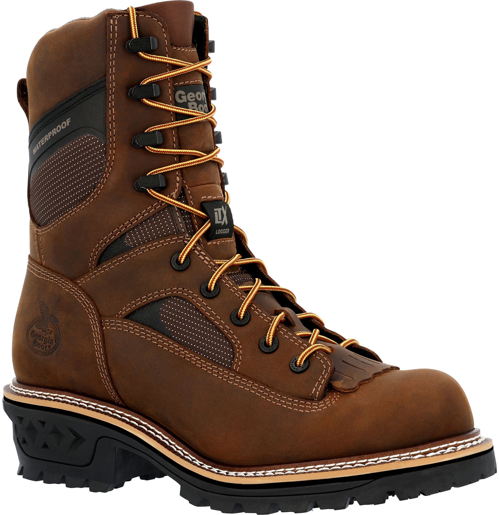 Georgia Boots Men's LTX 9" Logger Waterproof Composite Toe Work Boots product image