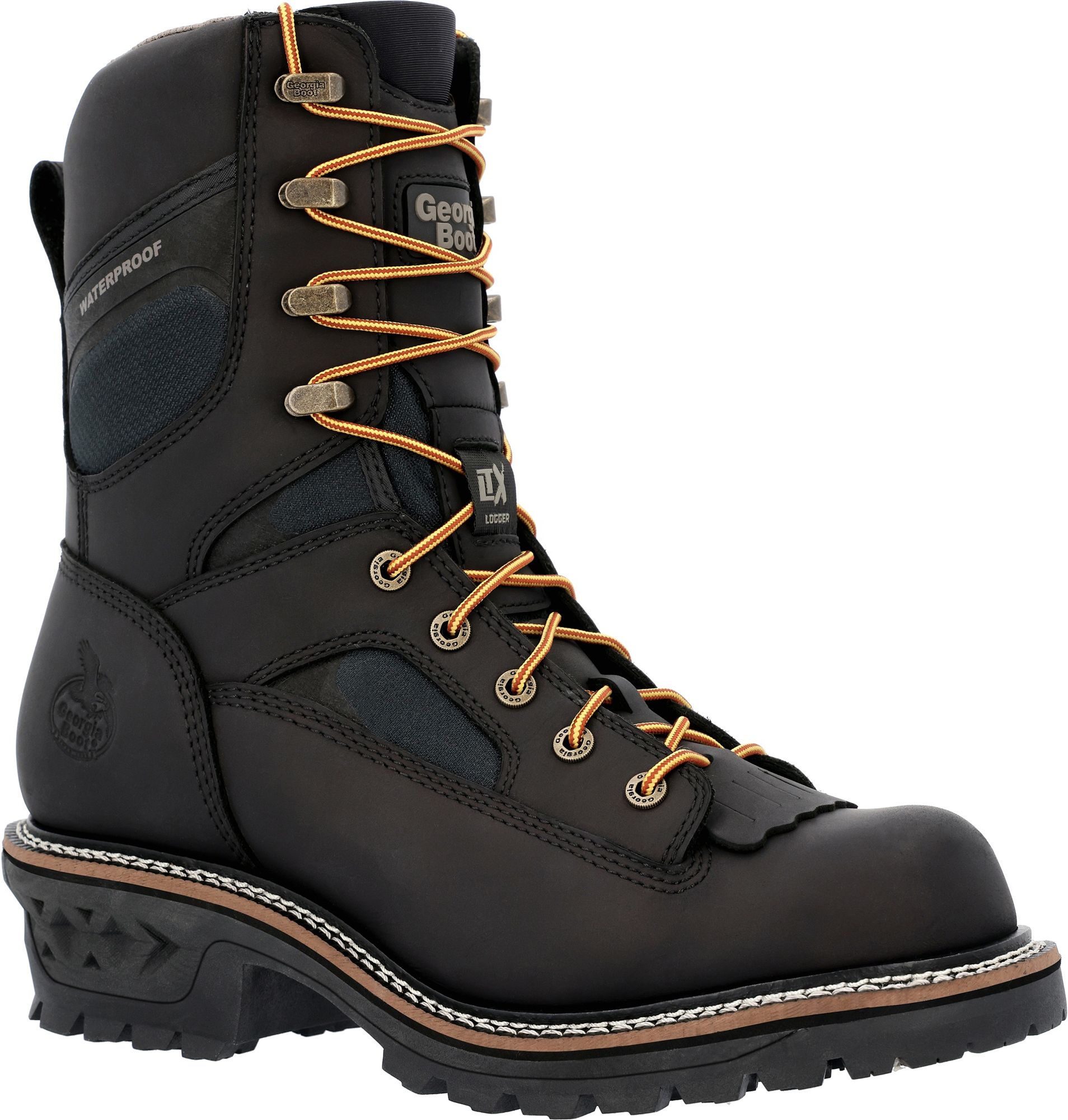 Georgia Boots Men's LTX 9" Logger Waterproof Work