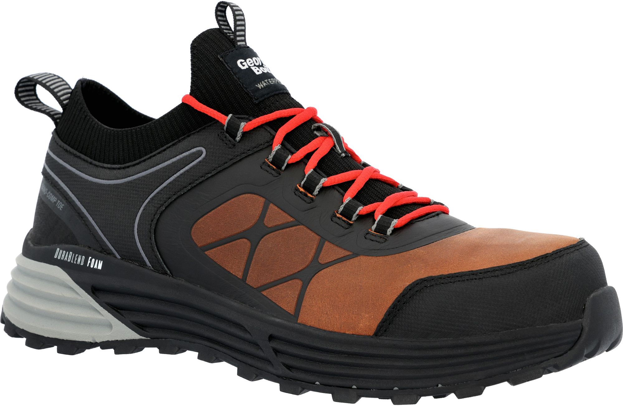 Georgia Boots Men's DuraBlend Sport Low Waterproof Composite Toe Work Shoes