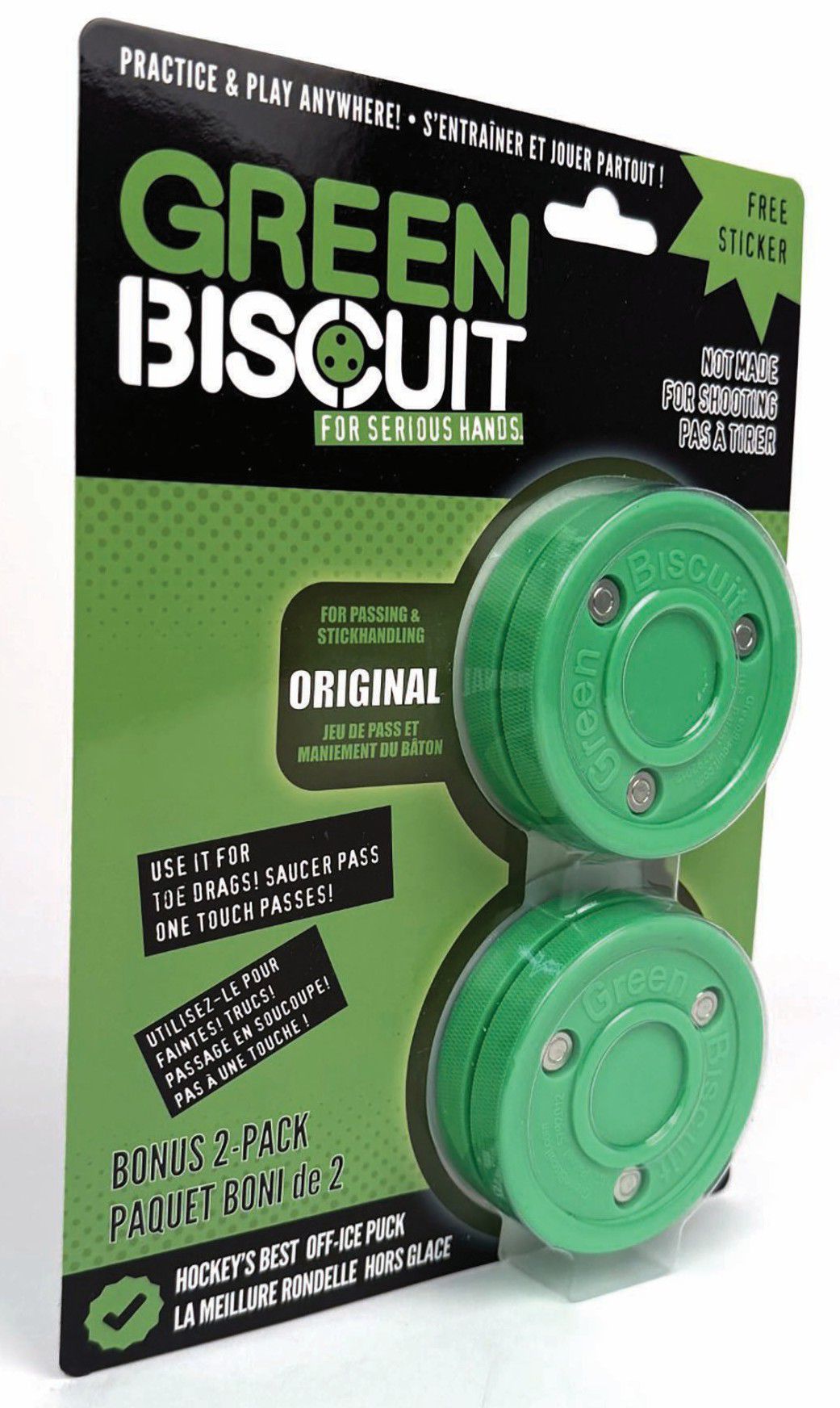Green Biscuit Original 2-Pack Training Puck product image