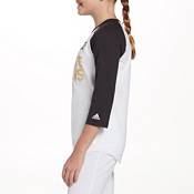adidas Girls' Destiny ¾ Sleeve Softball Graphic T-Shirt product image