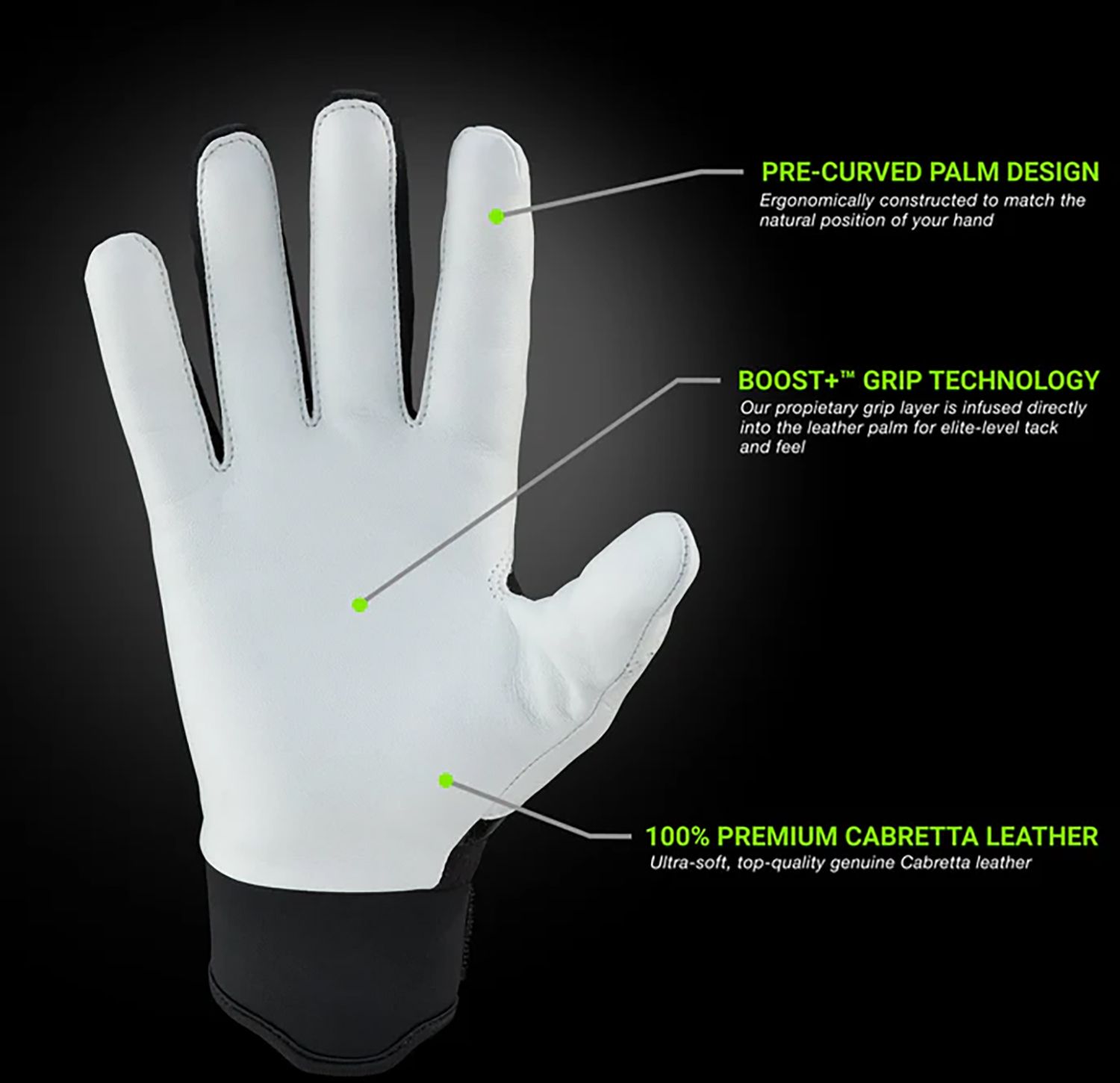 Grip Boost Adult Loaded Batting Gloves product image