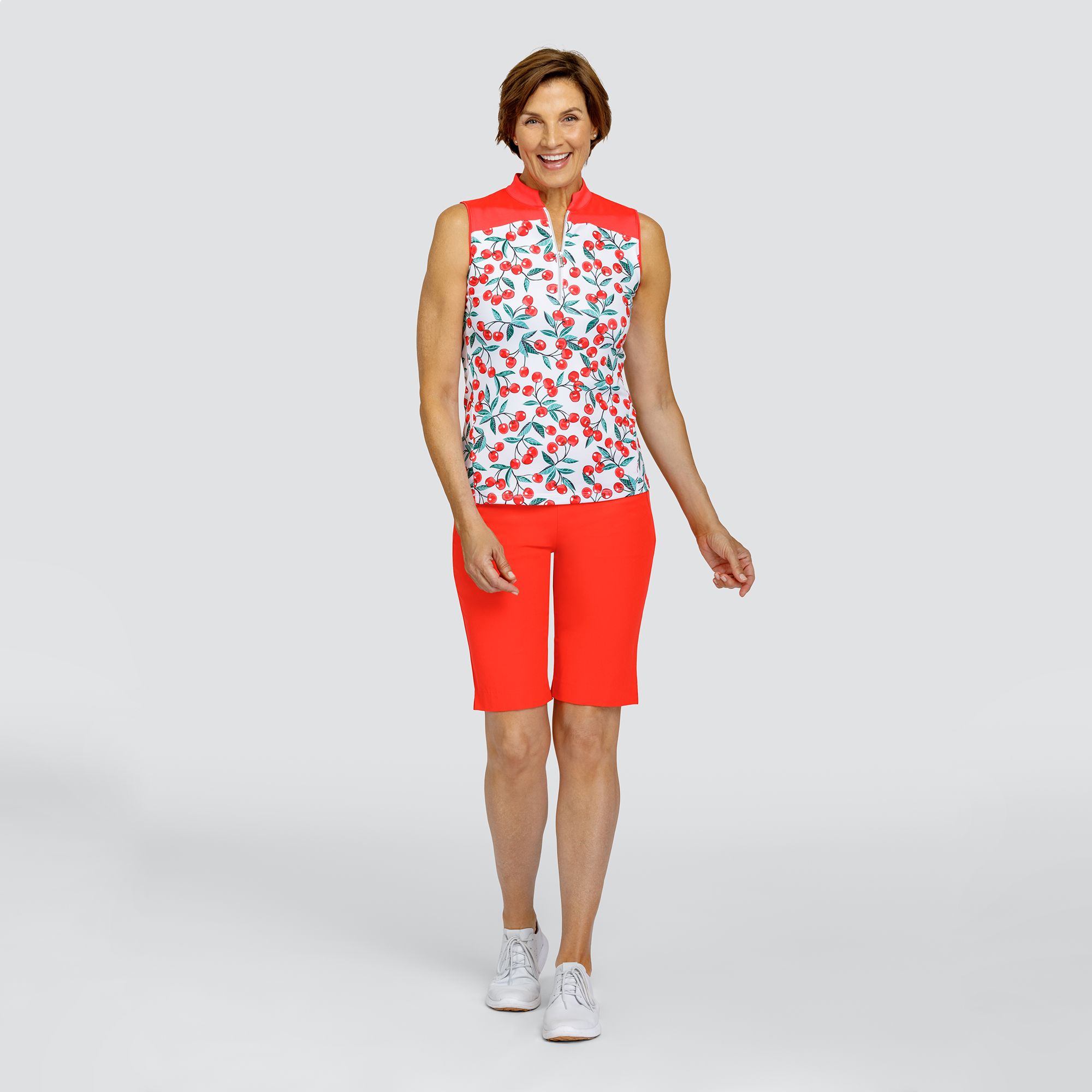 Tail Women's Sleeveless 1/4 Zip Marion Golf Polo product image