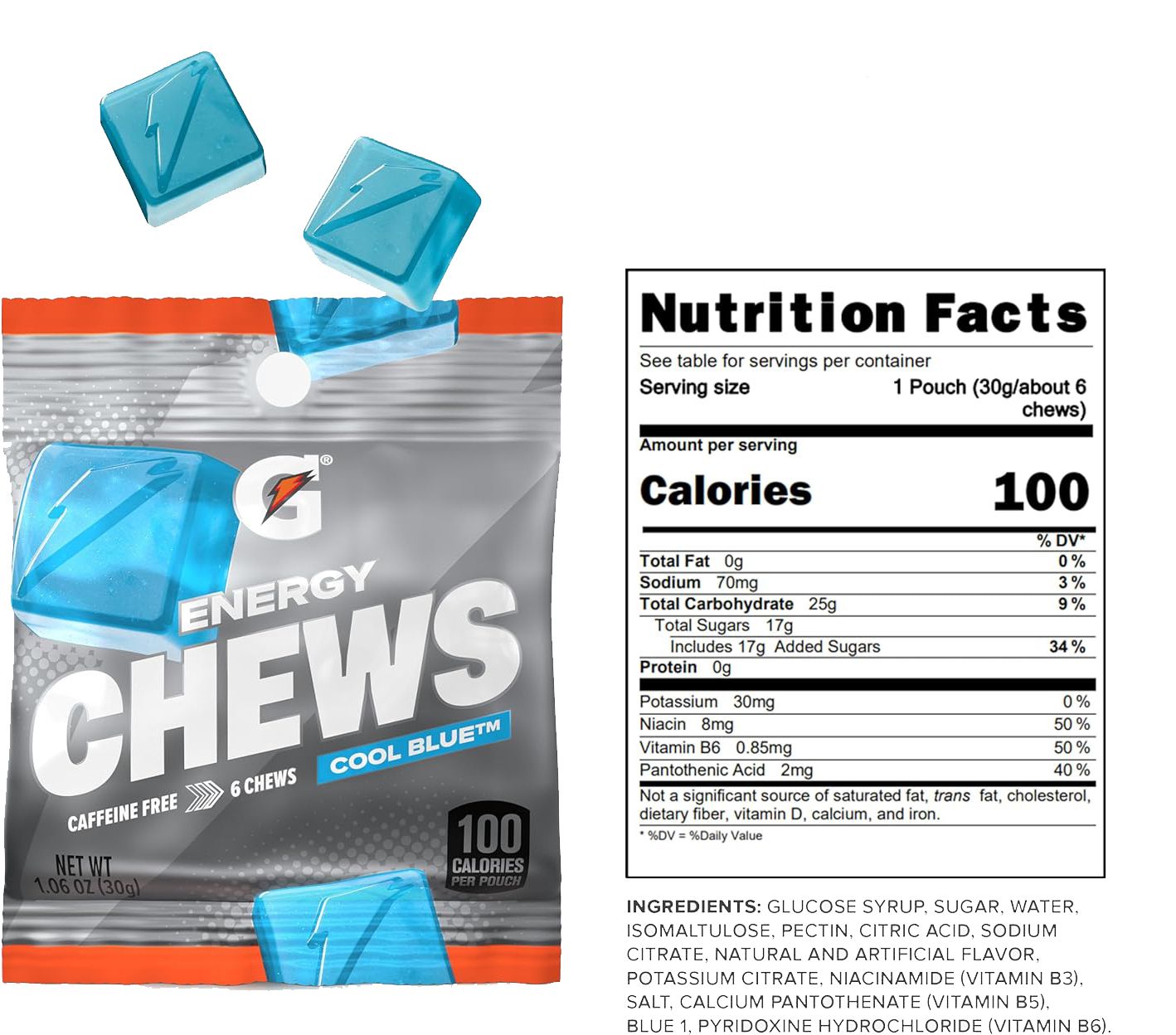 Gatorade Energy Chews – Pouch product image