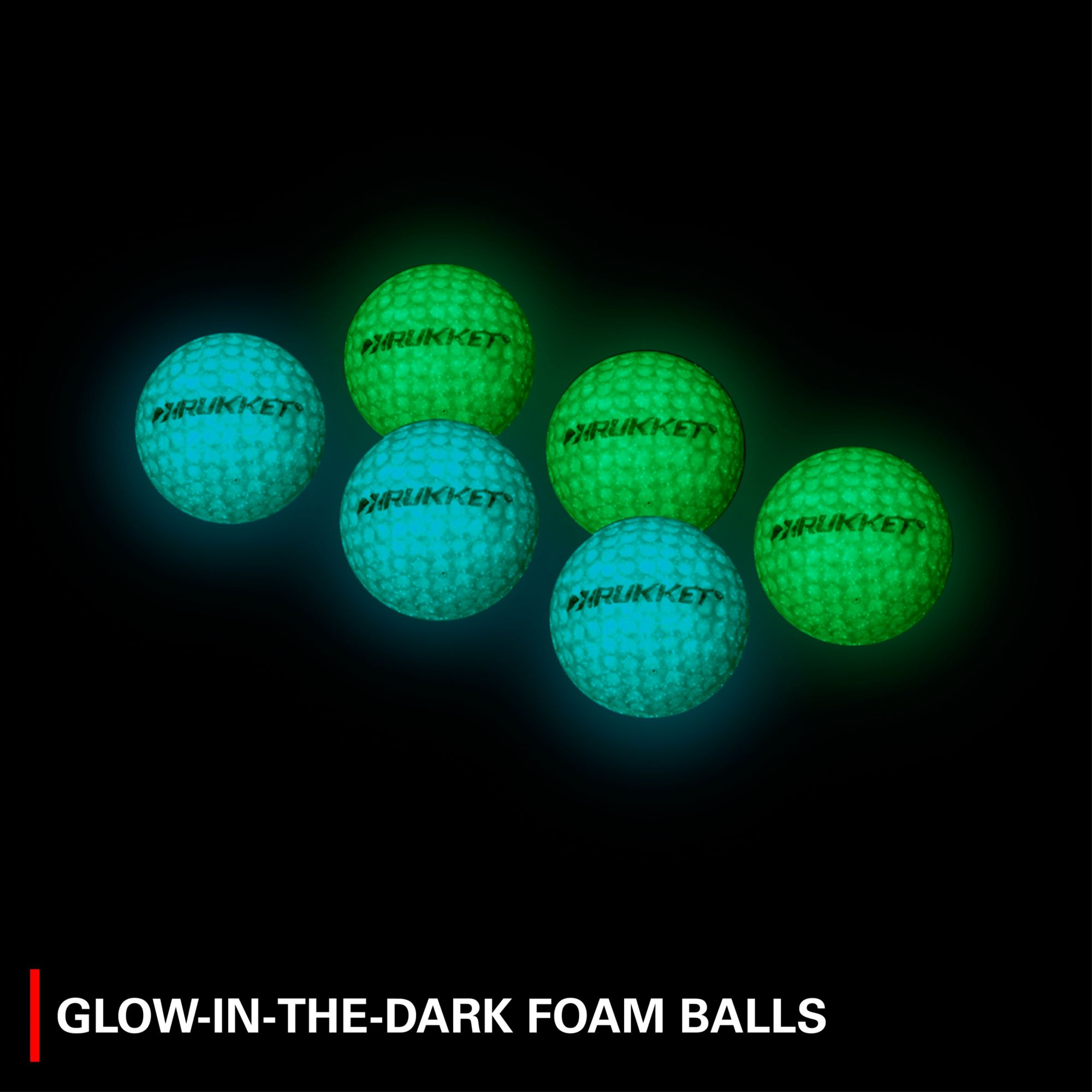 Rukket Pro Light-Up Chipping Net with 6 Tru-Spin Glow-in-the-Dark Practice Balls product image