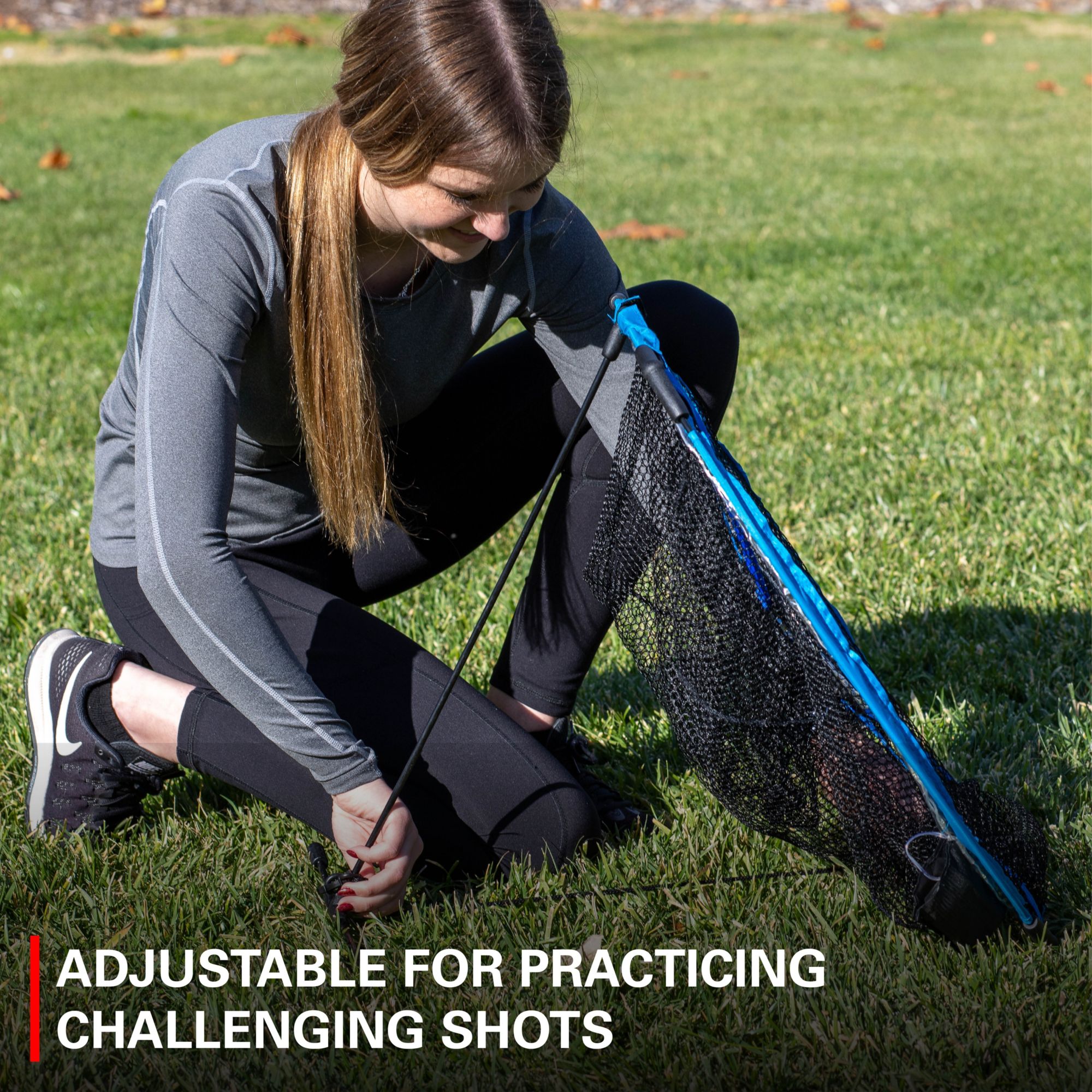 Rukket Pro Light-Up Chipping Net with 6 Tru-Spin Glow-in-the-Dark Practice Balls product image