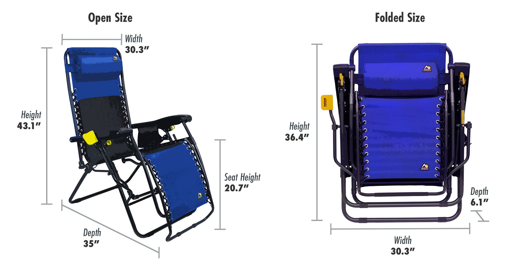 GCI Outdoor Freeform Zero Gravity Lounger Chair product image