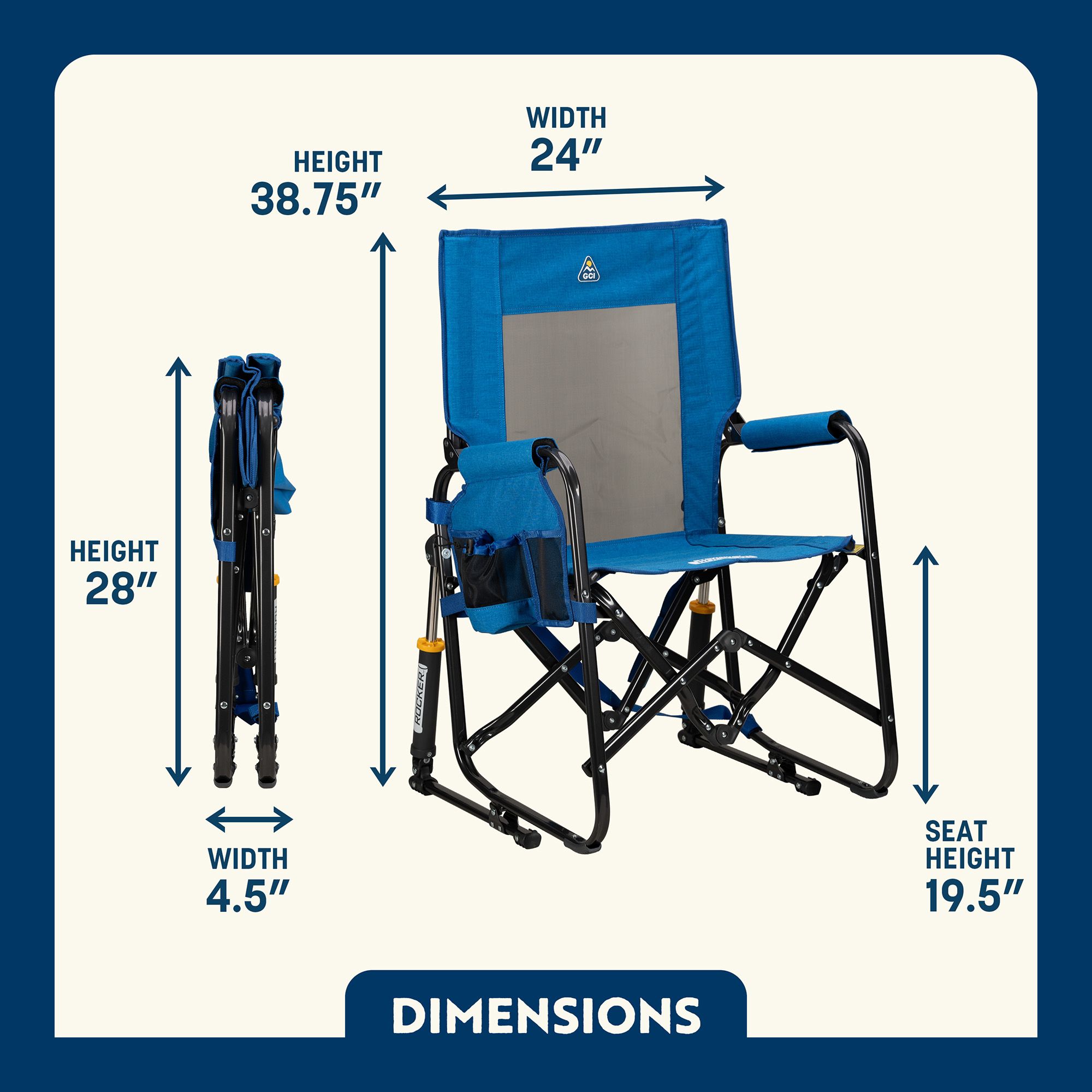 GCI Outdoor Stowaway Rocker product image