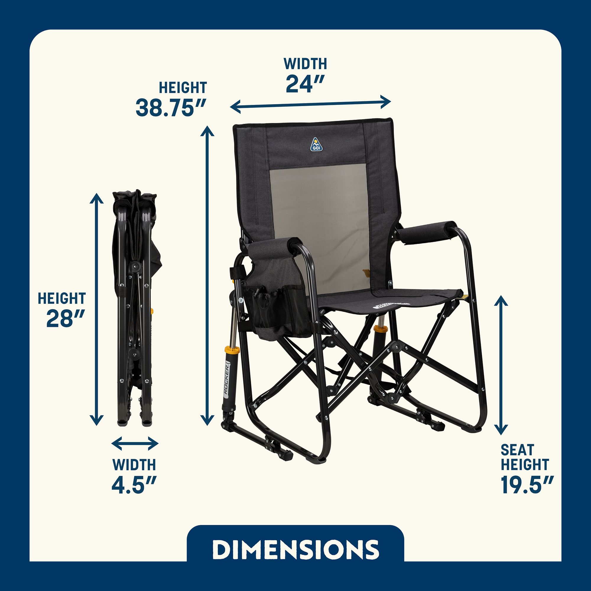 GCI Outdoor Stowaway Rocker product image