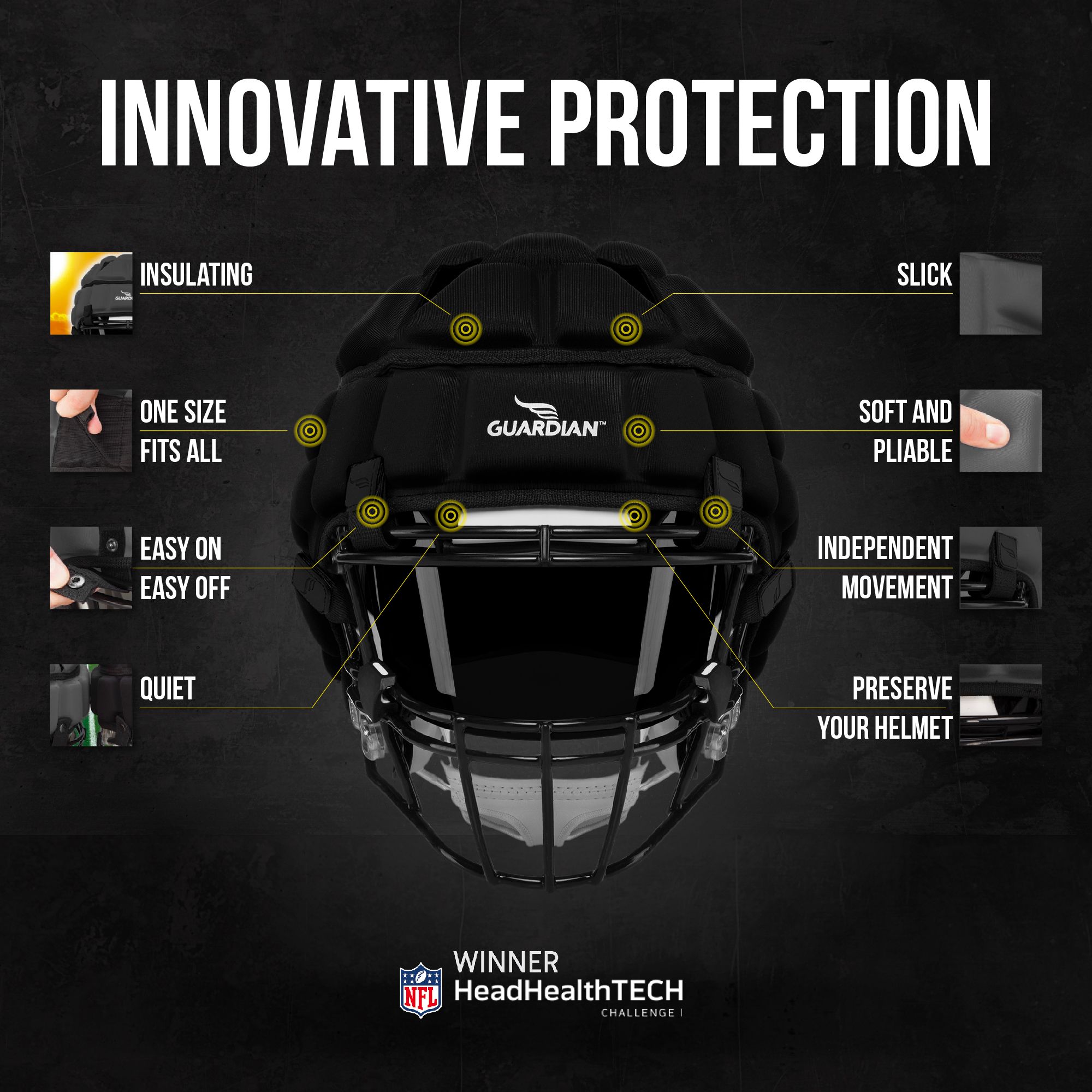Guardian XT Football Helmet Cap product image