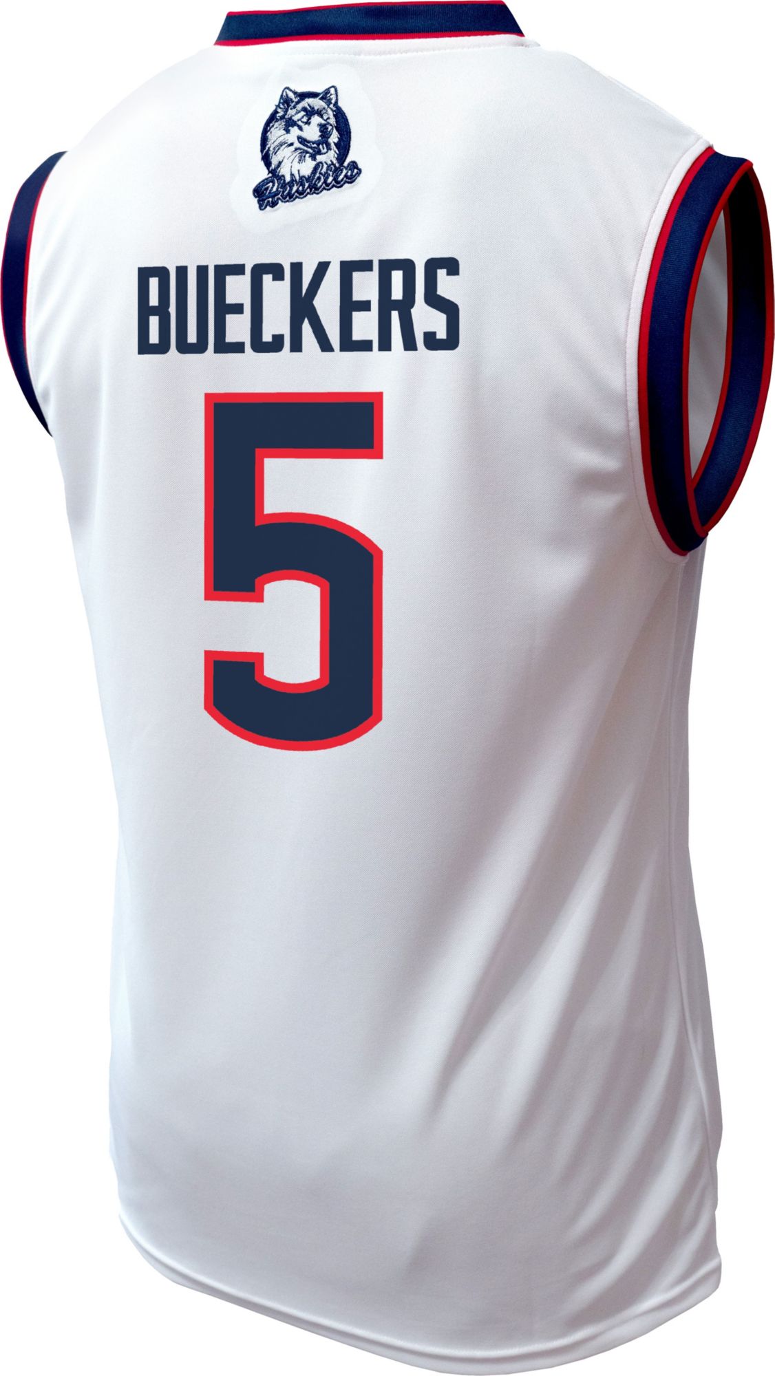 Genuine Collective Men's Connecticut Huskies Paige Bueckers #5 White Replica Basketball Jersey product image