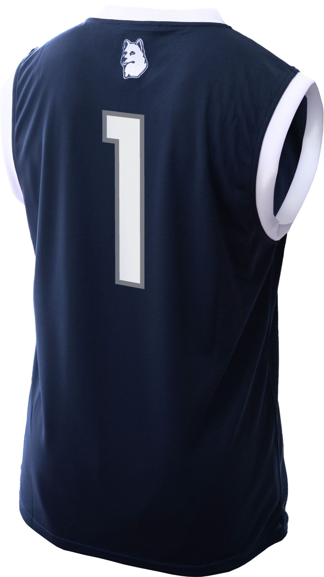 Genuine Collective Men's Connecticut Huskies Navy Replica Basketball Jersey product image