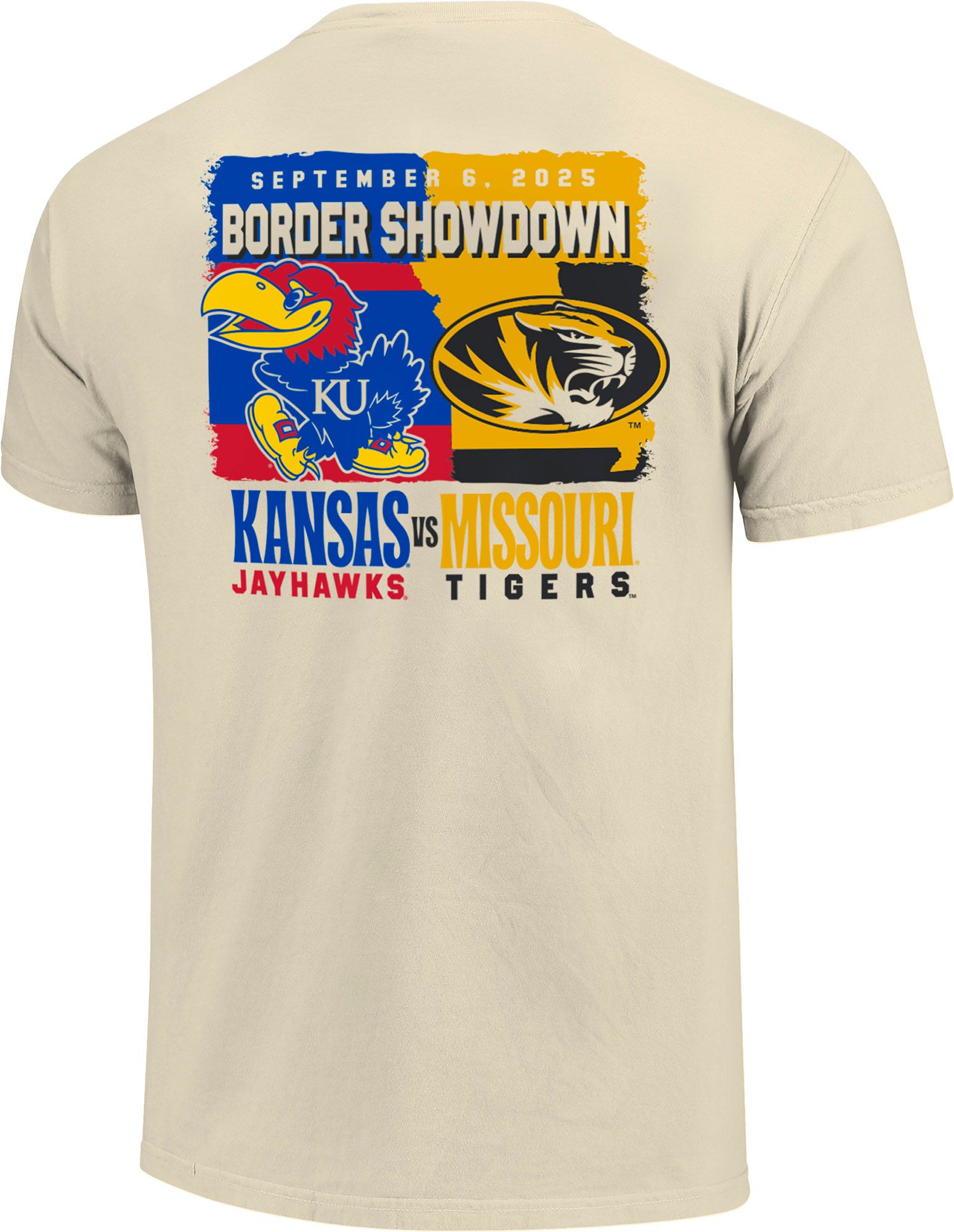 Image One Men's NCAA Ivory Boarder War Rivalry T-Shirt product image