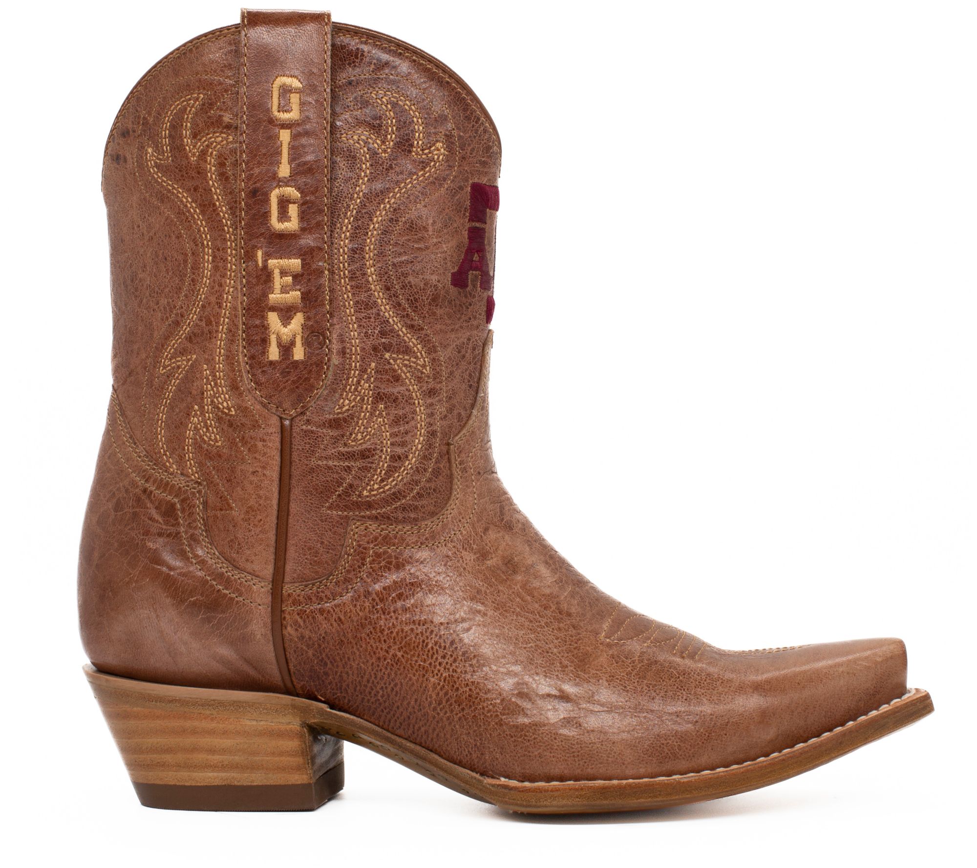 Gameday Boots Women's Texas A&M Aggies Tan Sarah Shorty 8"Western Boots product image