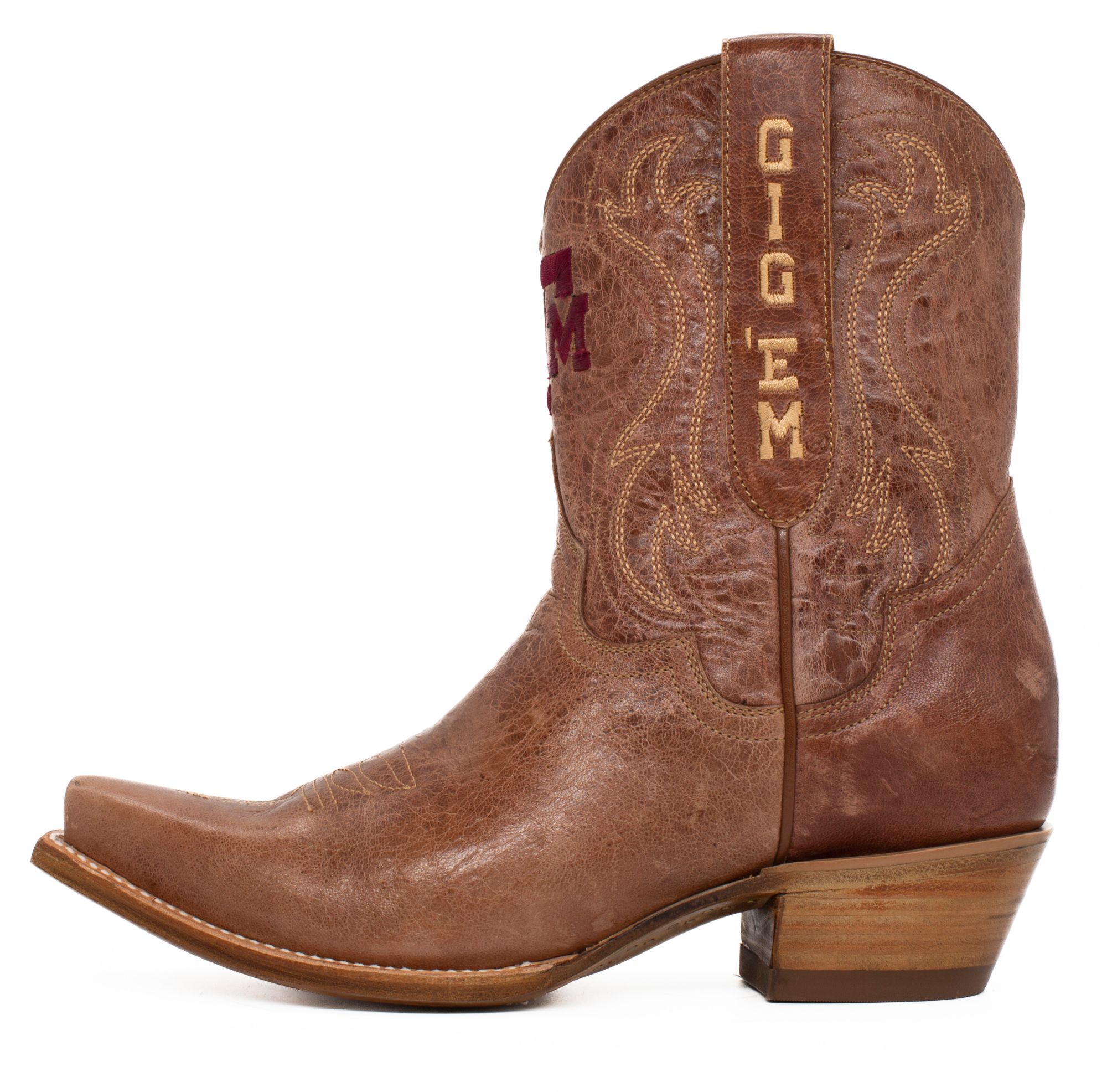 Gameday Boots Women's Texas A&M Aggies Tan Sarah Shorty 8"Western Boots product image