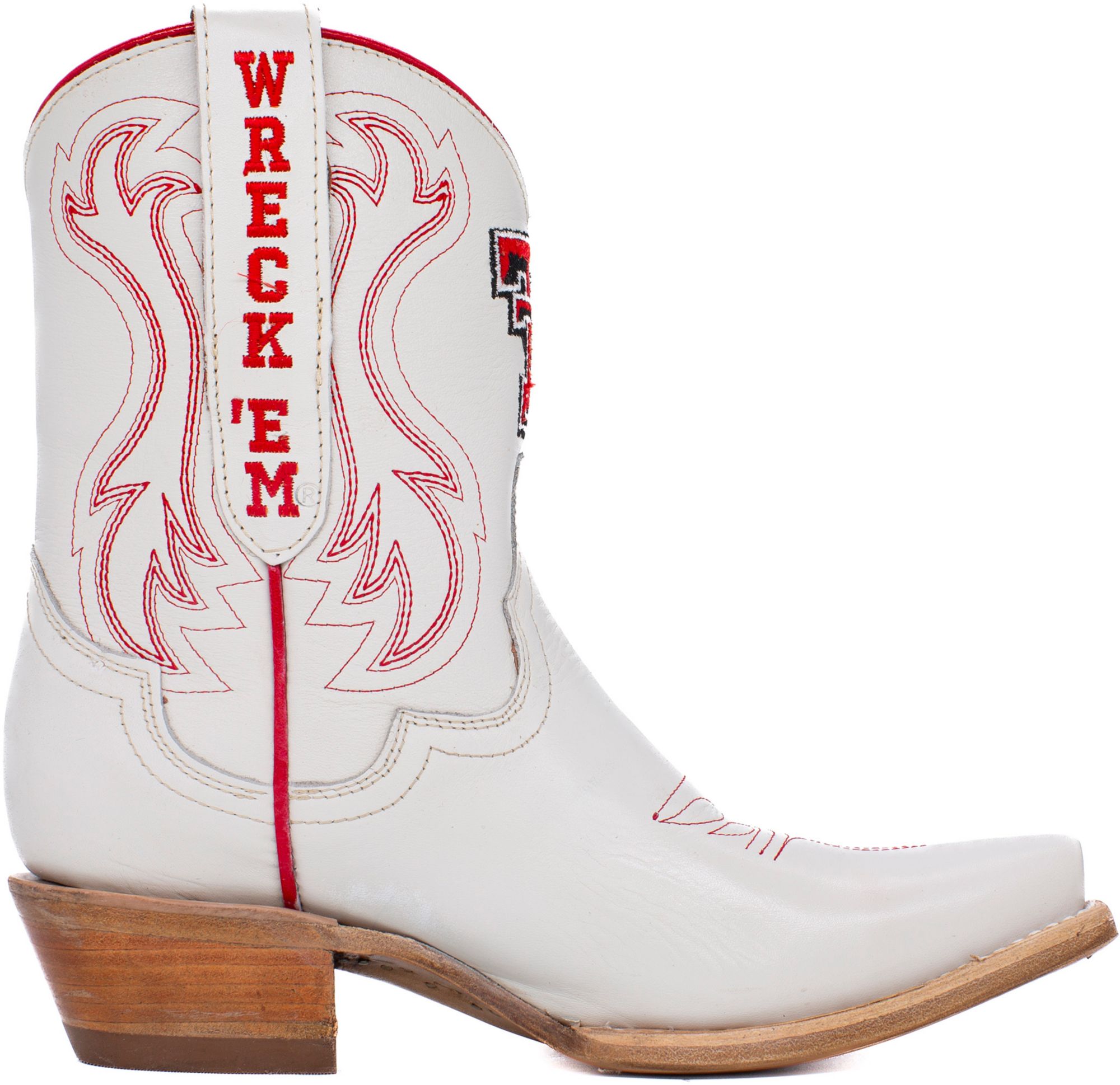 Gameday Boots Women's Texas Tech Red Raiders Ivory Sarah Shorty 8"Western Boots product image