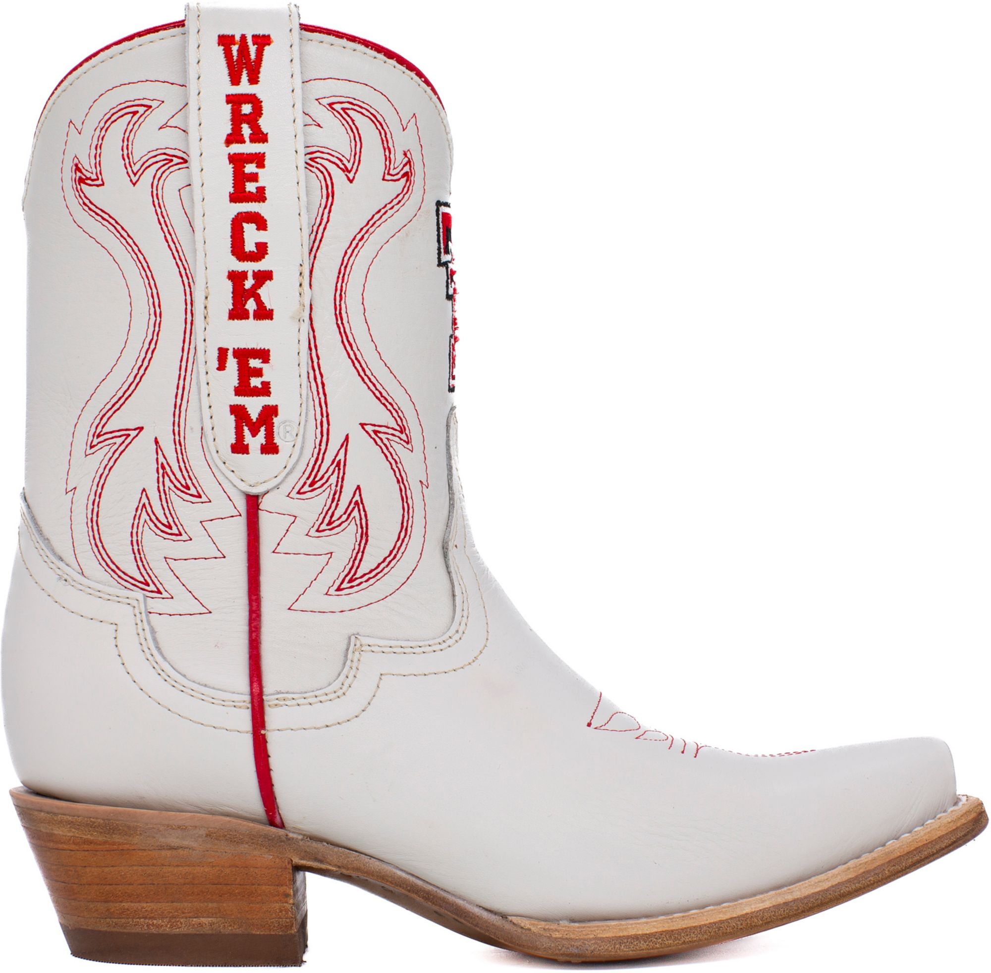 Gameday Boots Women's Texas Tech Red Raiders Ivory Sarah Shorty 8"Western Boots product image