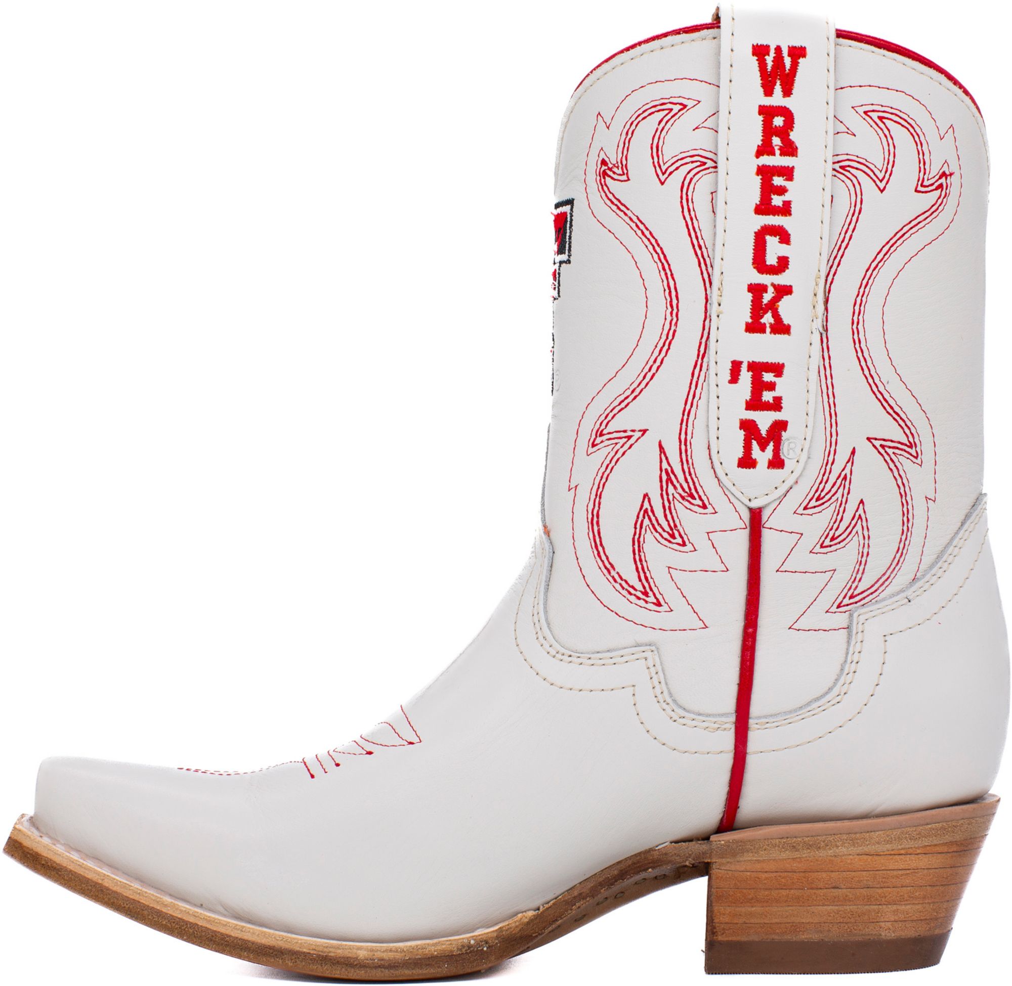 Gameday Boots Women's Texas Tech Red Raiders Ivory Sarah Shorty 8"Western Boots product image