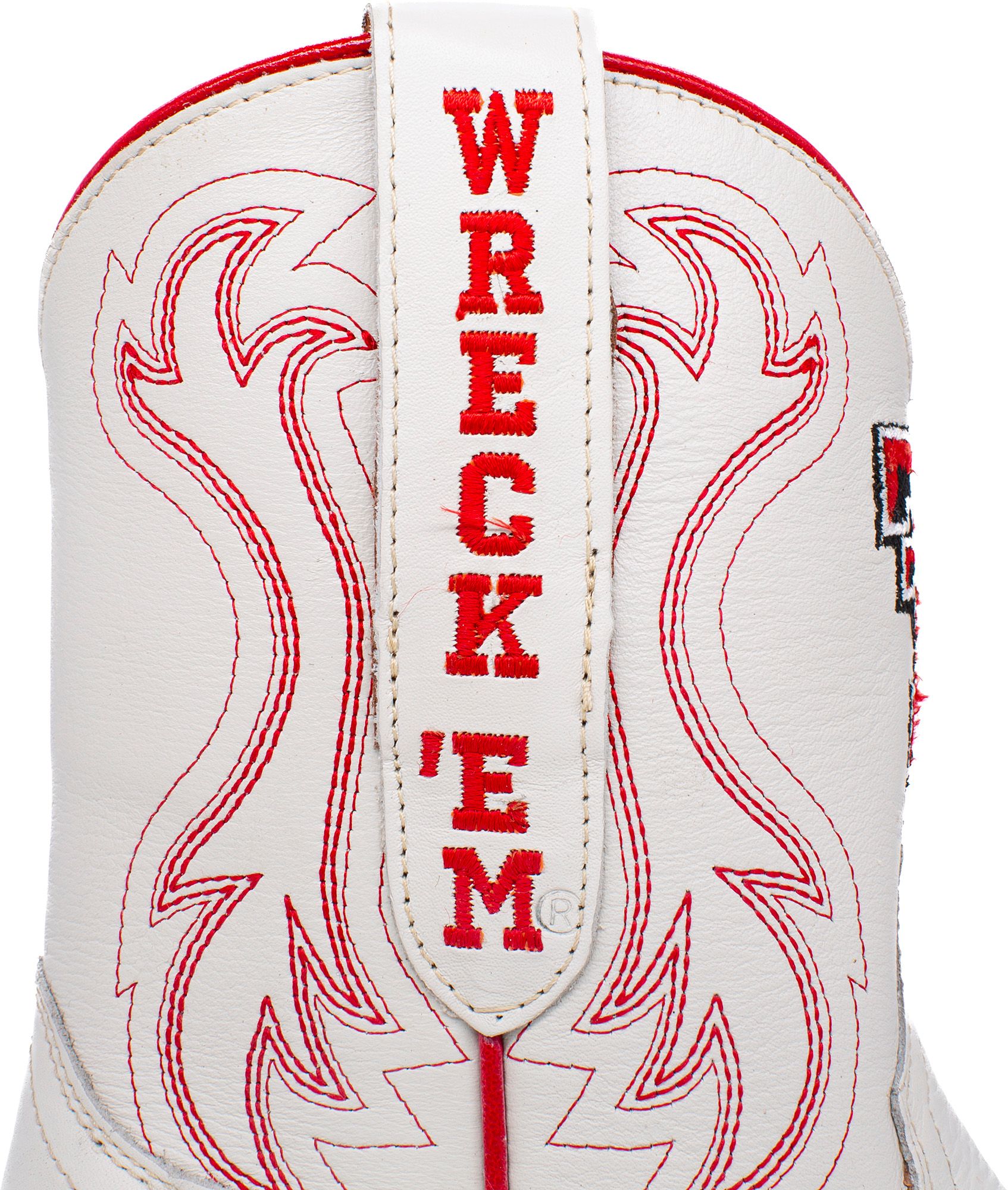Gameday Boots Women's Texas Tech Red Raiders Ivory Sarah Shorty 8"Western Boots product image