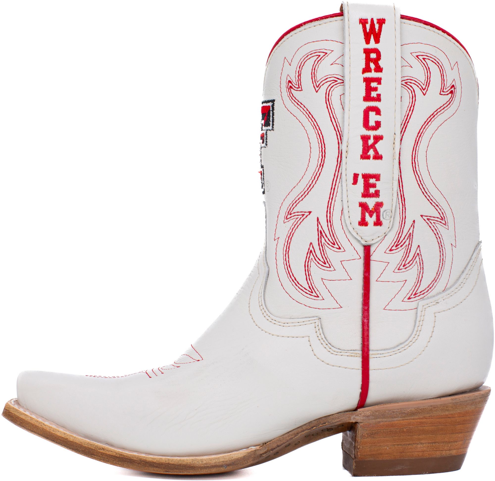 Gameday Boots Women's Texas Tech Red Raiders Ivory Sarah Shorty 8"Western Boots product image