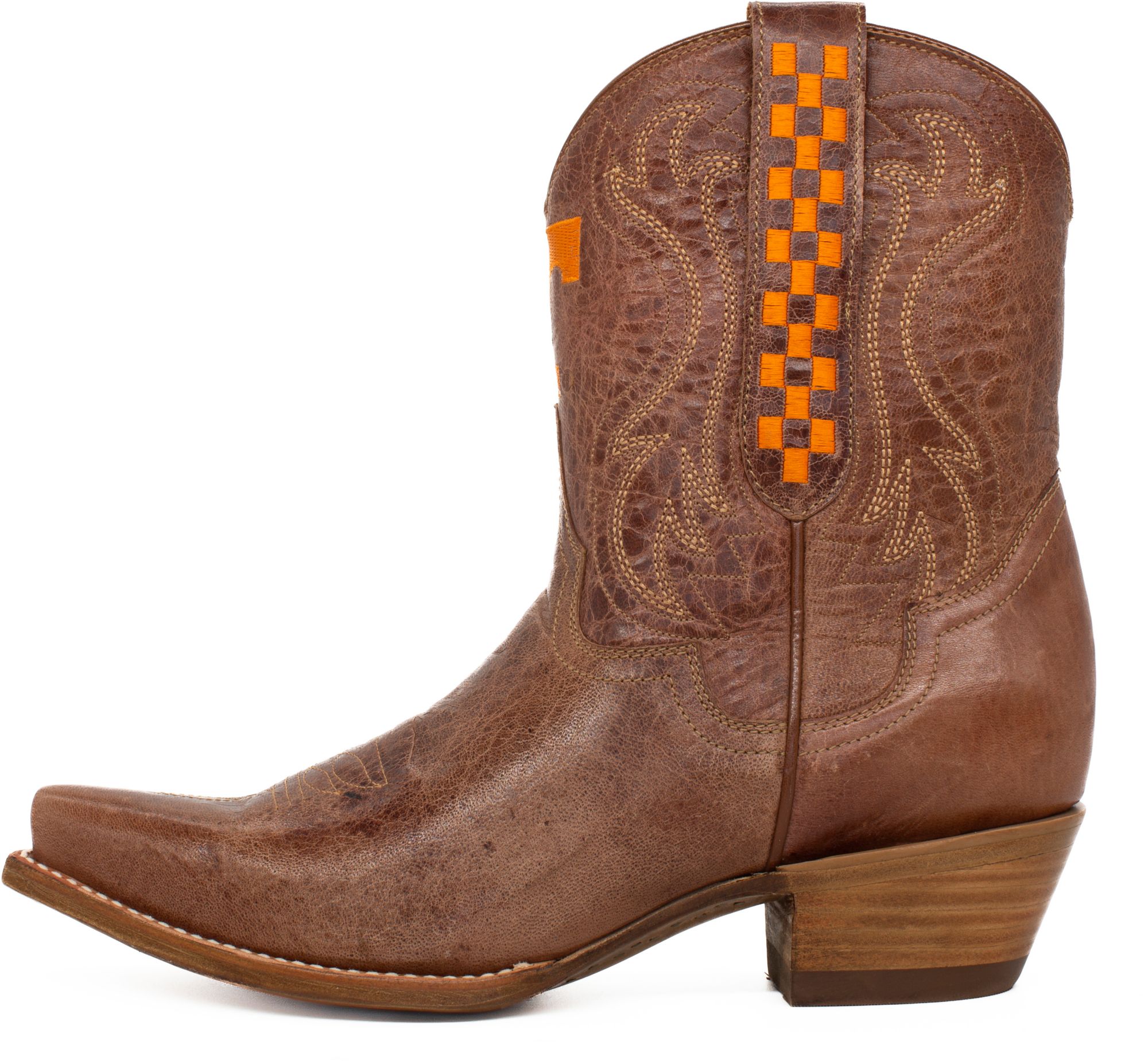 Gameday Boots Women's Tennessee Volunteers Tan Sarah Shorty 8"Western Boots product image