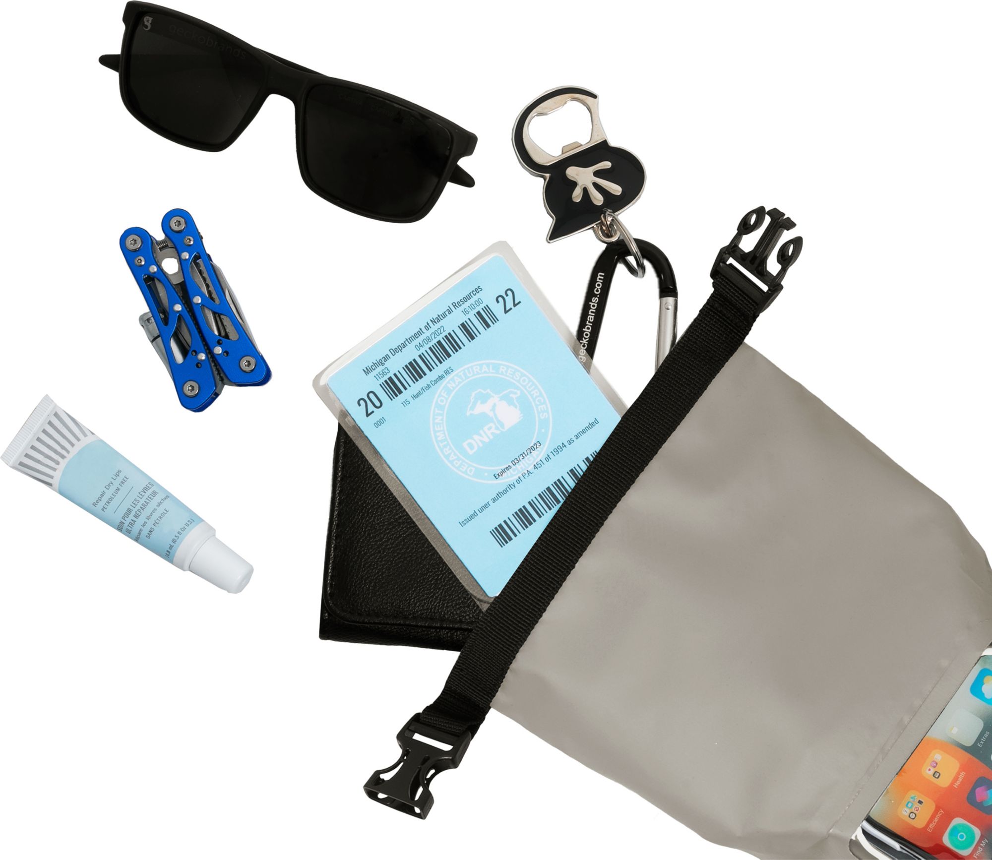 geckobrands Waterproof Phone Tote product image