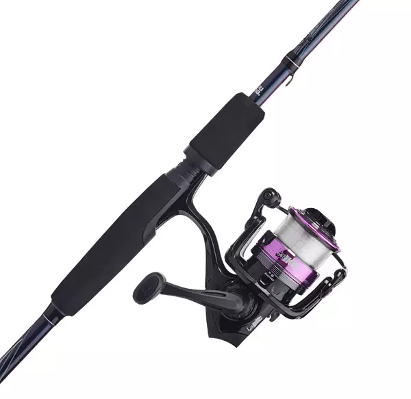 Ready 2 Fish Just Add Bait Spin Combo Fishing Pole - Purple, 1 ct