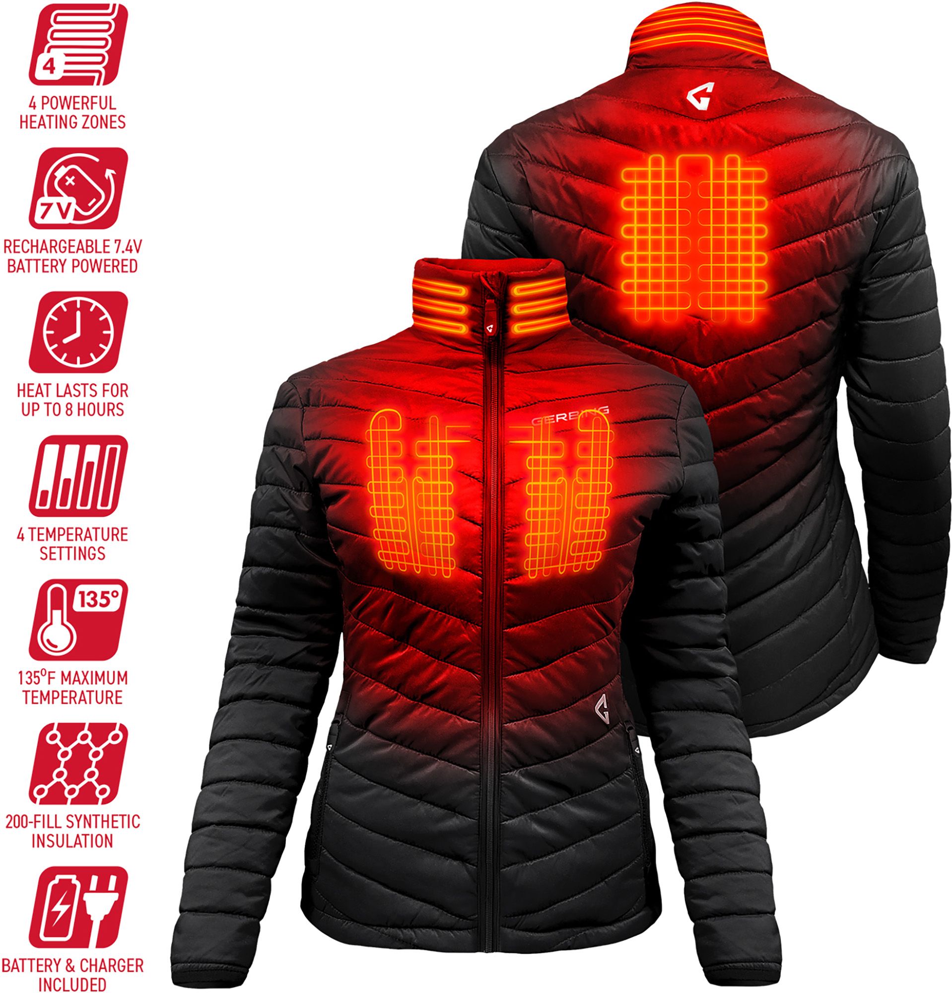 Gerbing Women's 7V Khione Puffer Heated Jacket 2.0 product image