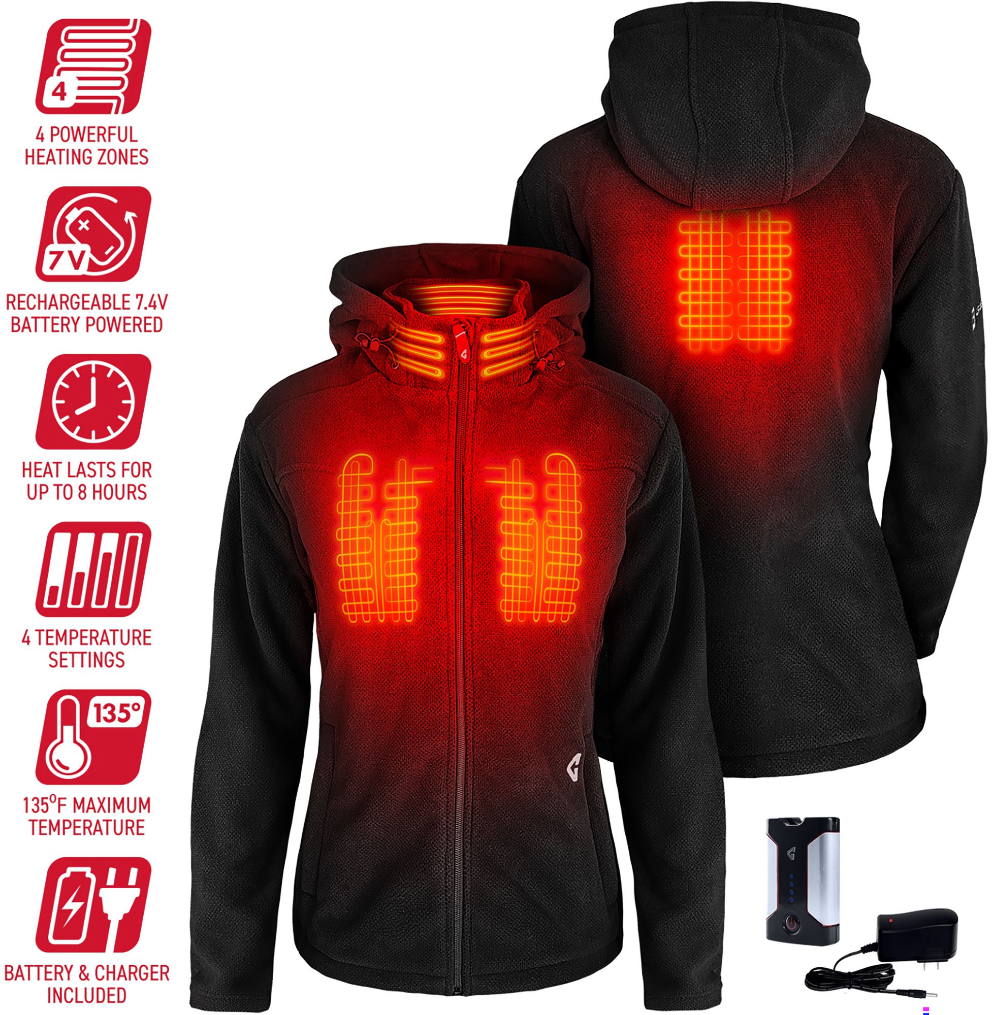 Gerbing Women's 7V Thermamite Fleece Heated Jacket product image