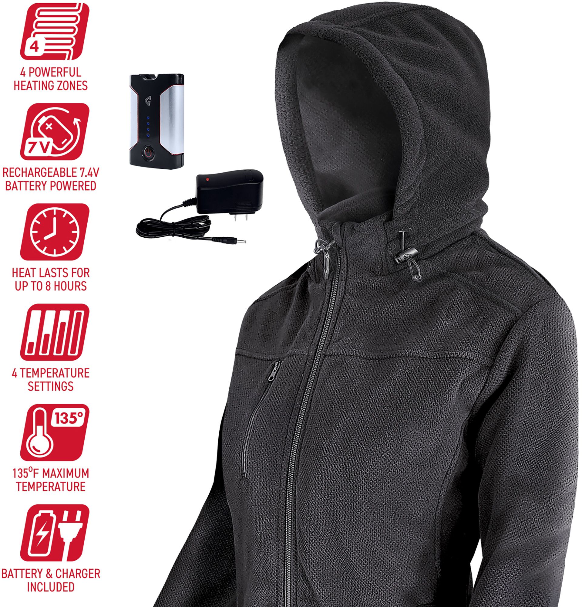 Gerbing Women's 7V Thermamite Fleece Heated Jacket product image