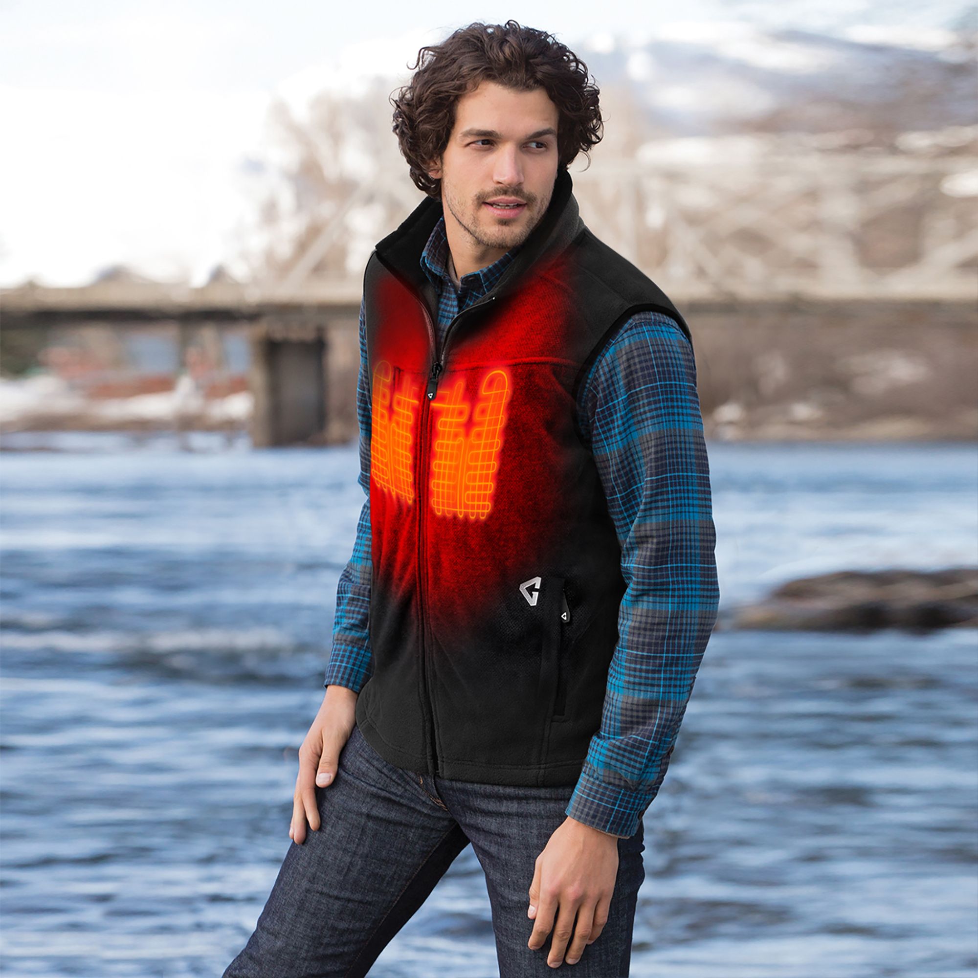 Gerbing Men's 7V Thermite Fleece Heated Vest 2.0 product image