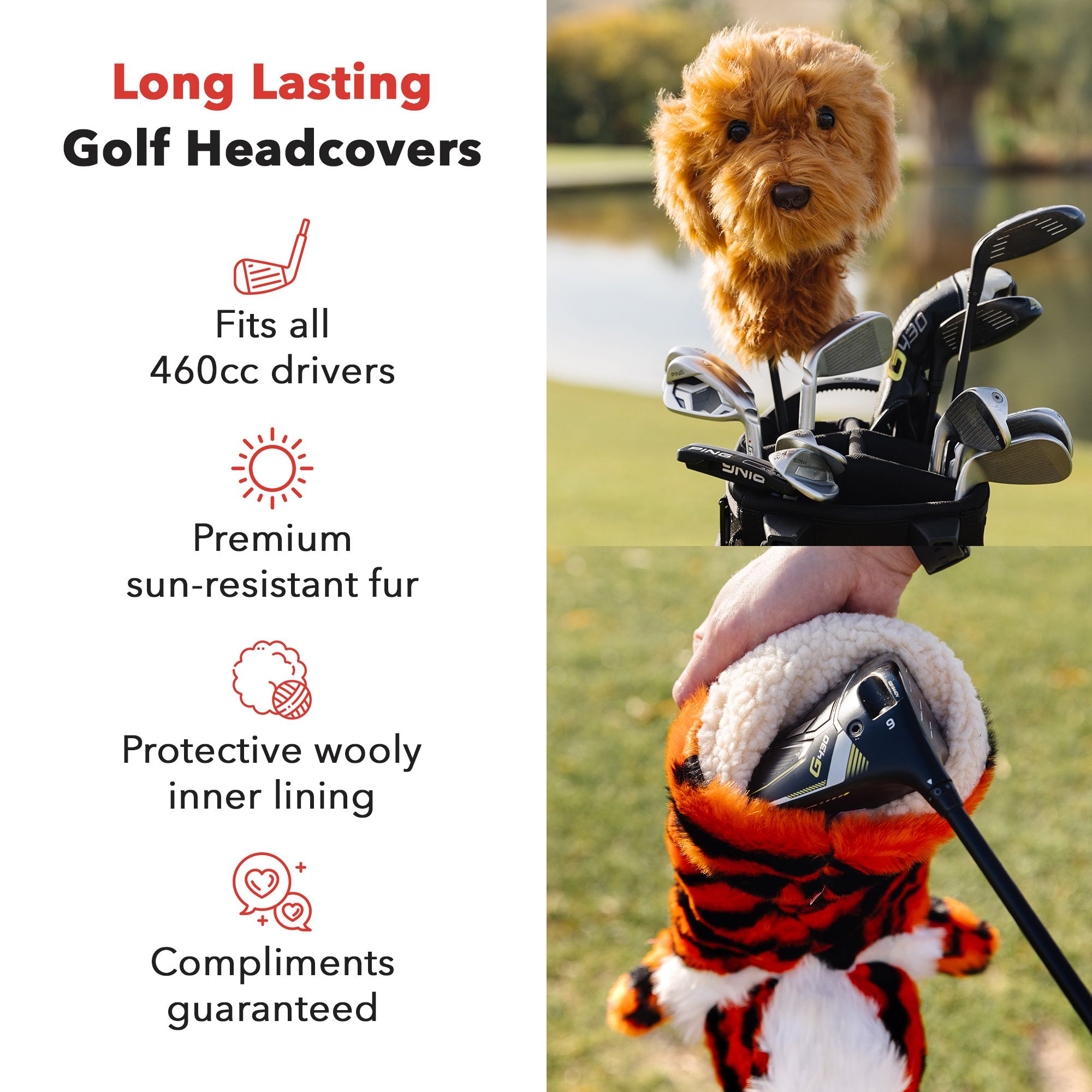 Daphne's Headcovers German Shepard Driver Headcover product image