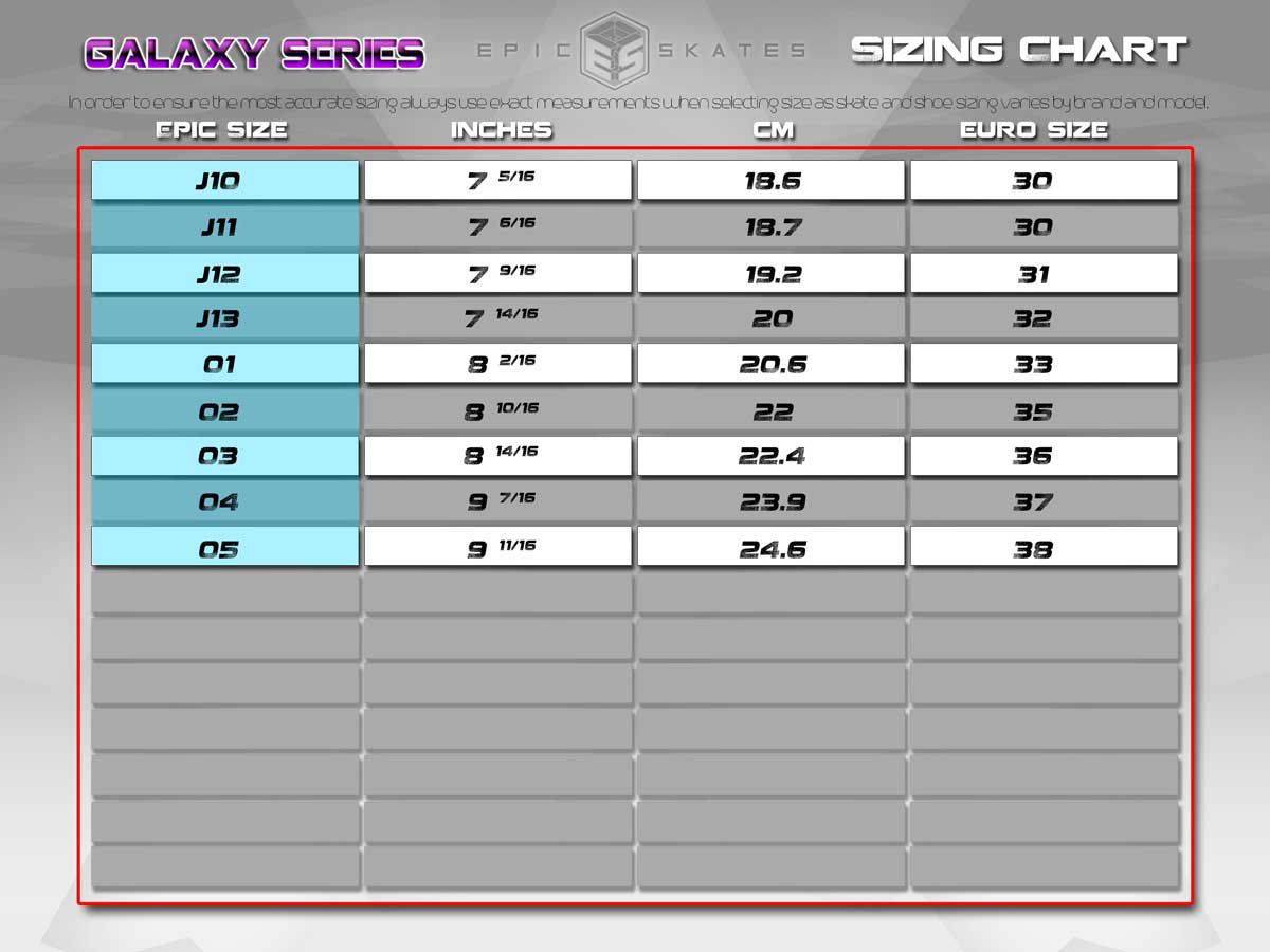 Epic Skates Galaxy Elite Quad Roller Skates product image