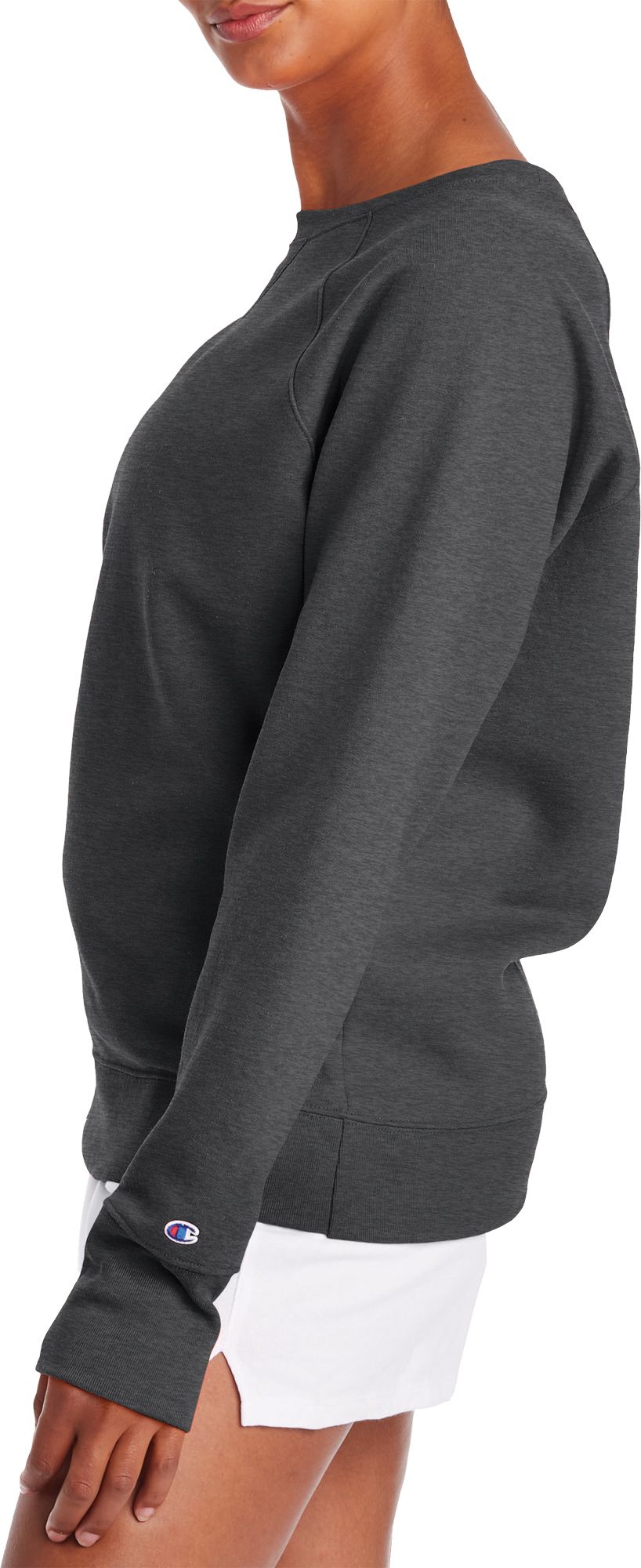 champion women's fleece boyfriend crew sweatshirt