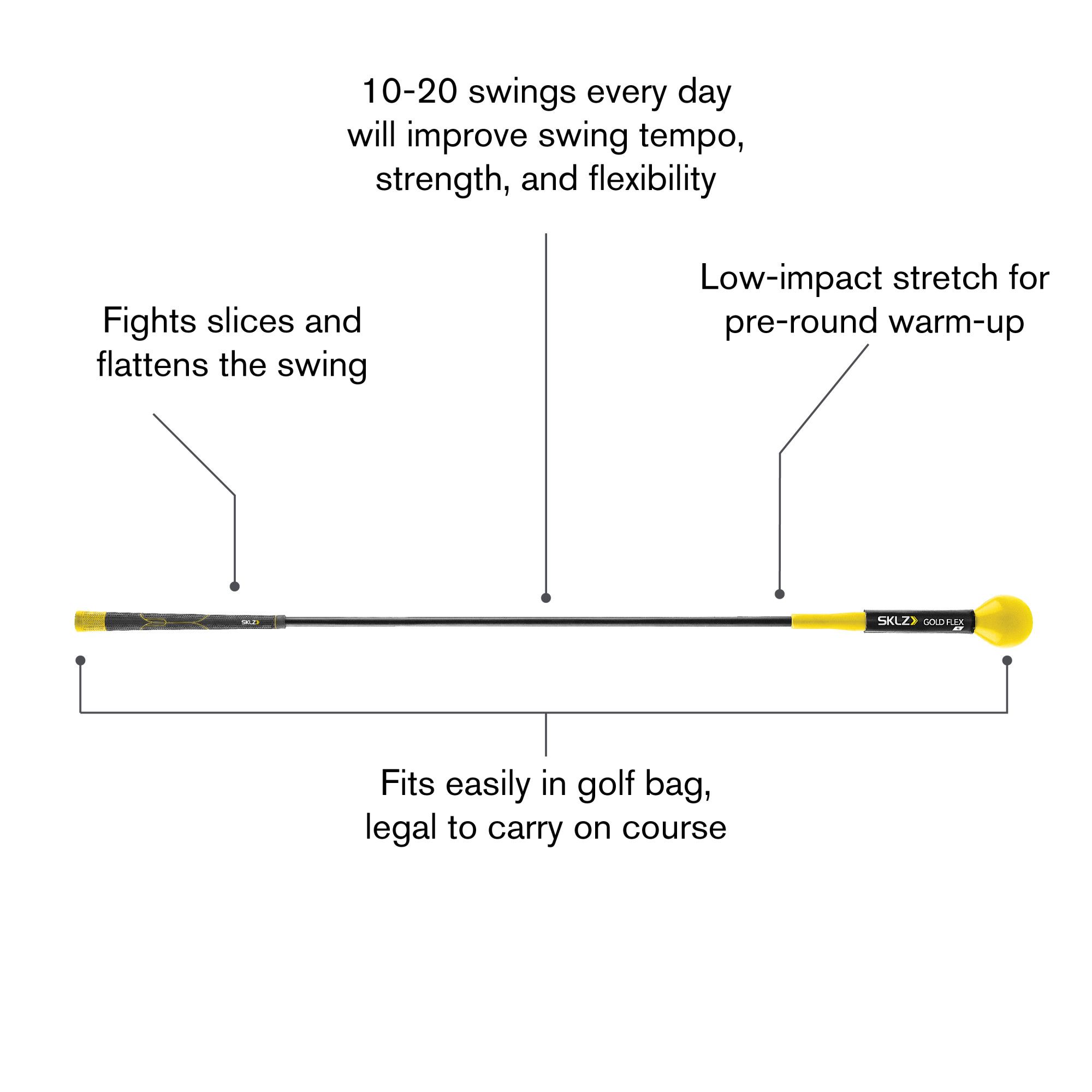 SKLZ Gold Flex Strength and Tempo Trainer product image