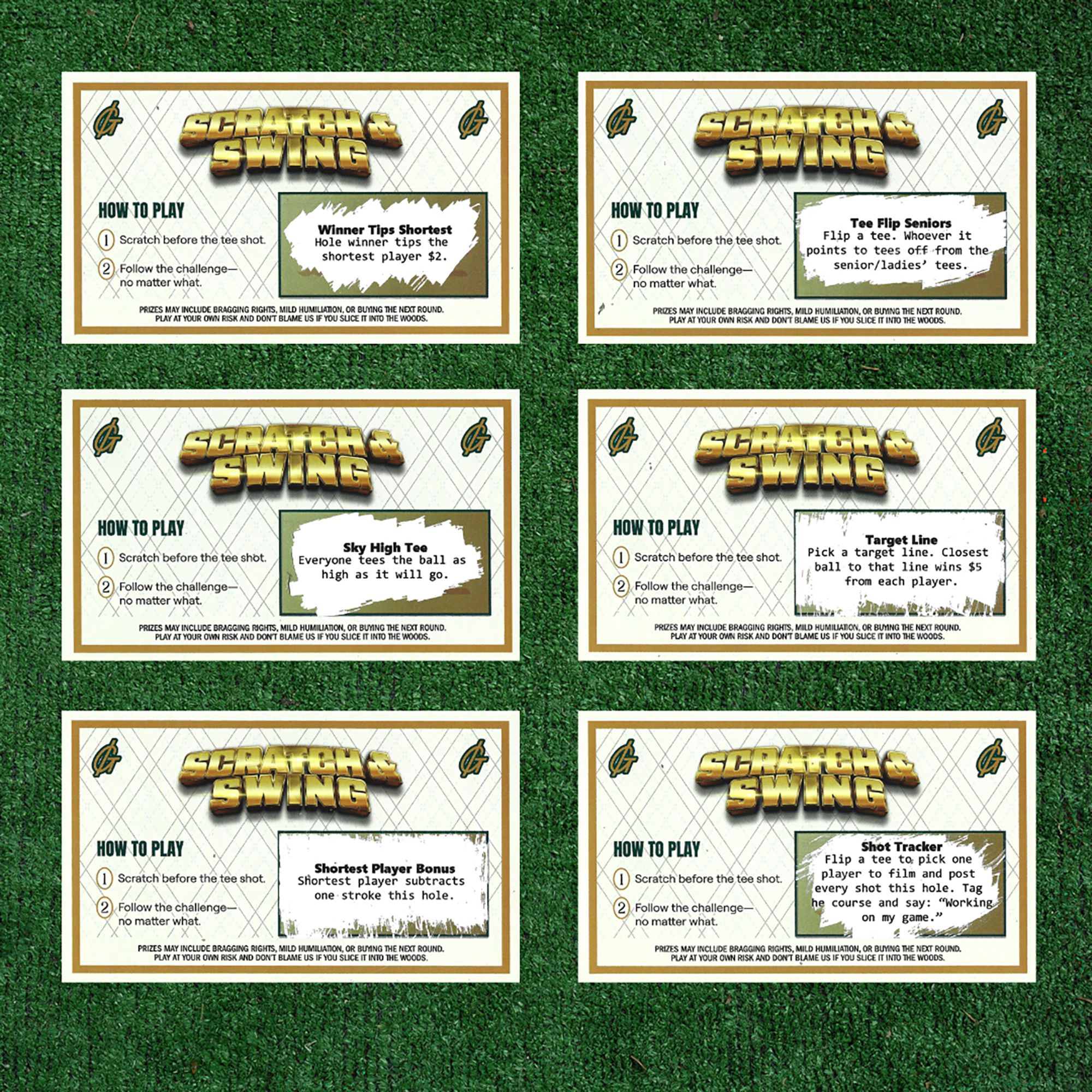 Scratch & Swing™ Scratch Off Golf Game product image