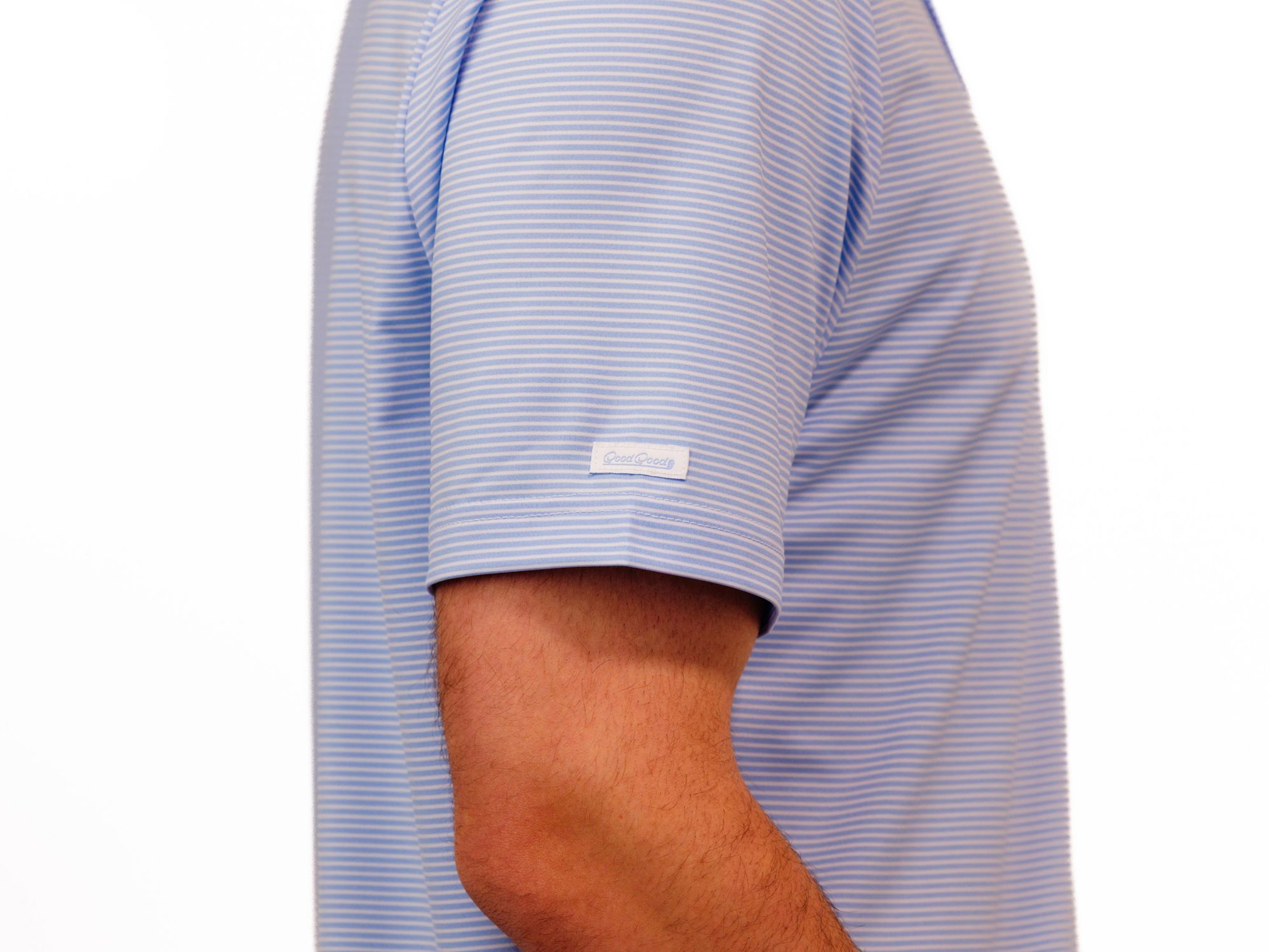 Good Good Golf Men's Birdie Blue Golf Polo product image