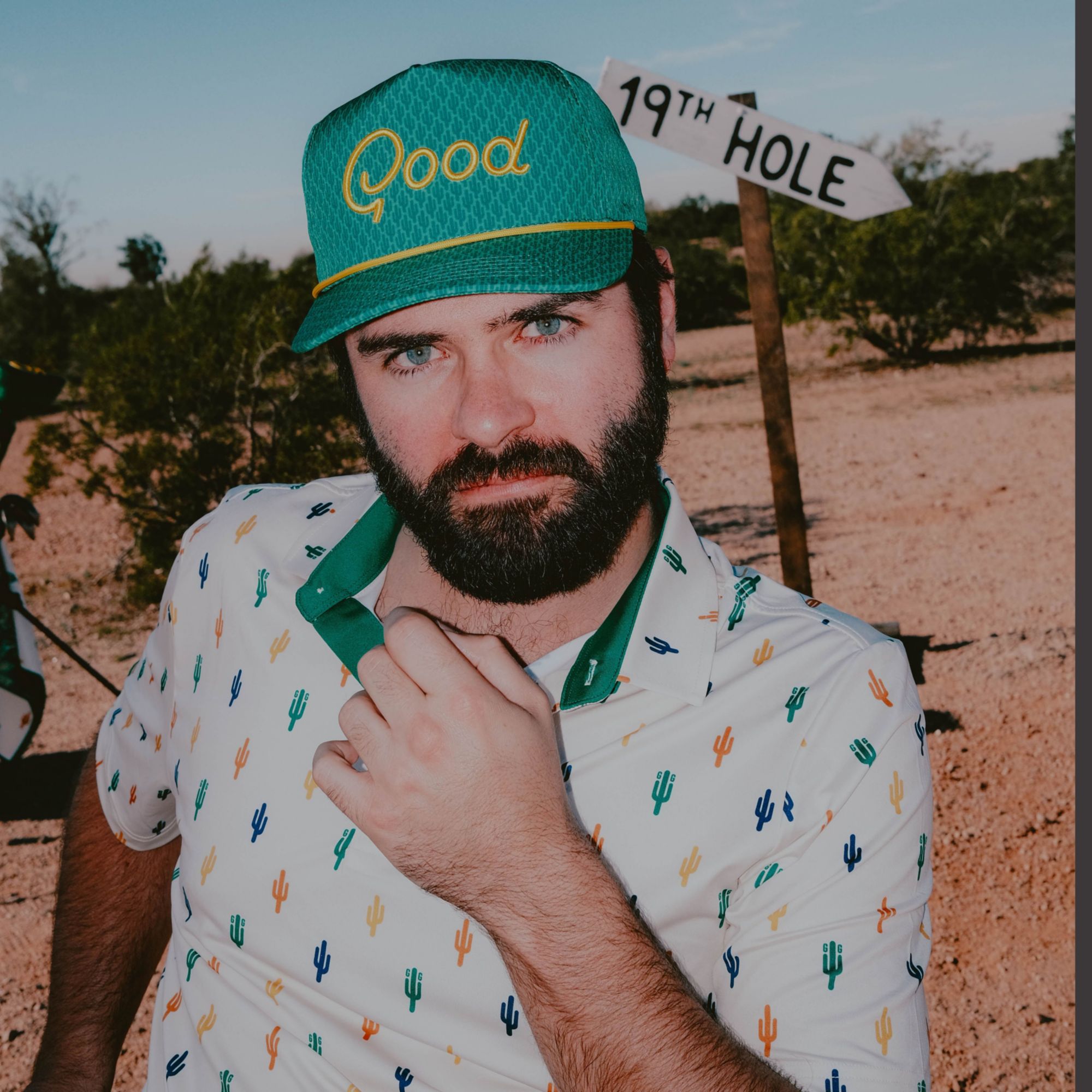 Good Good Golf Men's Cactus Verde Golf Hat product image