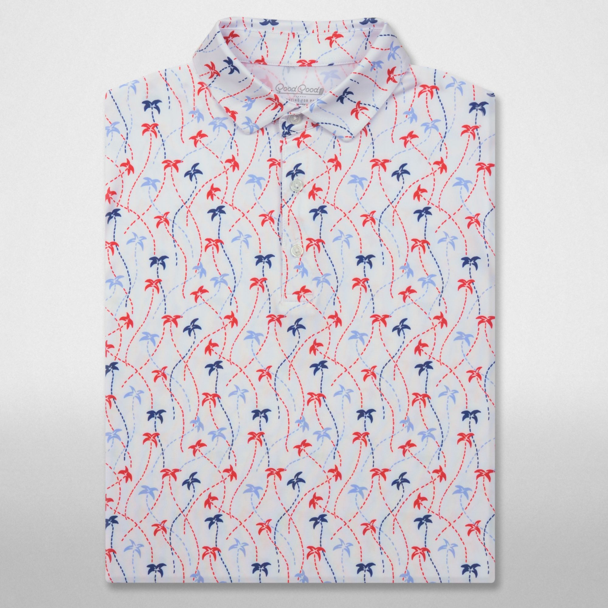 Good Good Golf Men's Tracer Palm Golf Polo product image