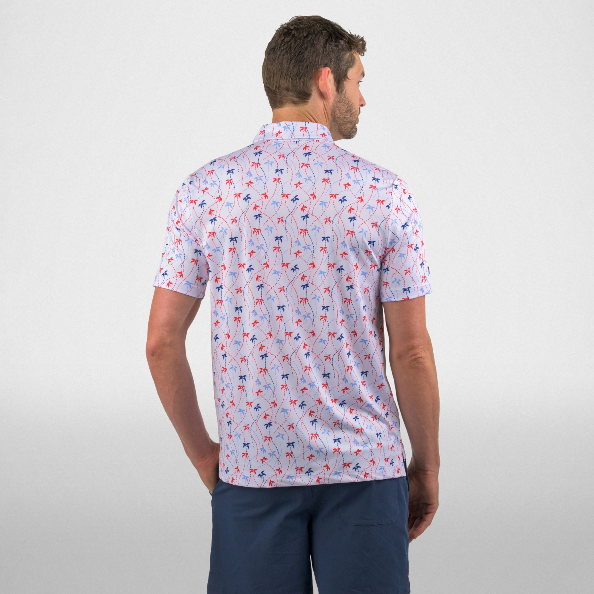Good Good Golf Men's Tracer Palm Golf Polo product image