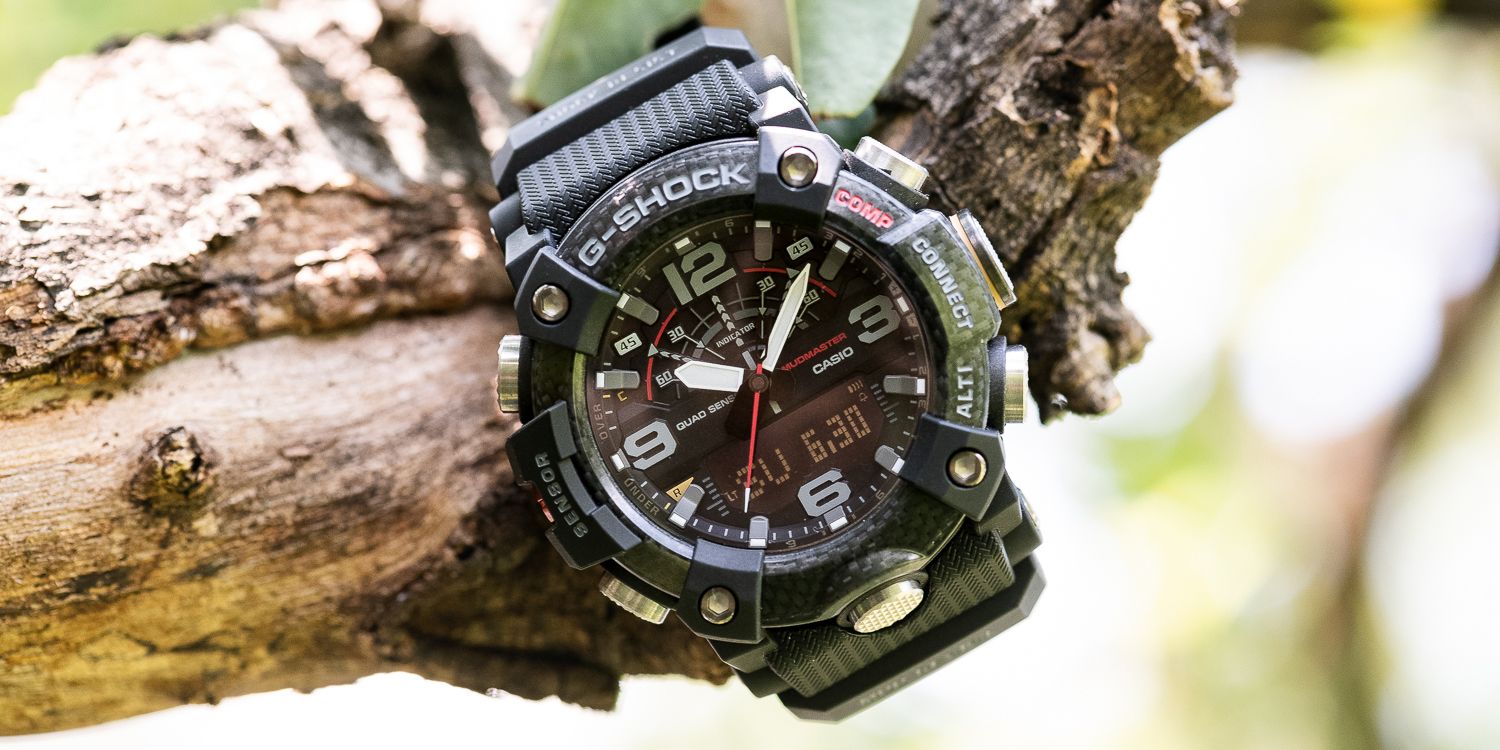 Casio Men's G-Shock Mudmaster Carbon Activity Tracking Watch product image