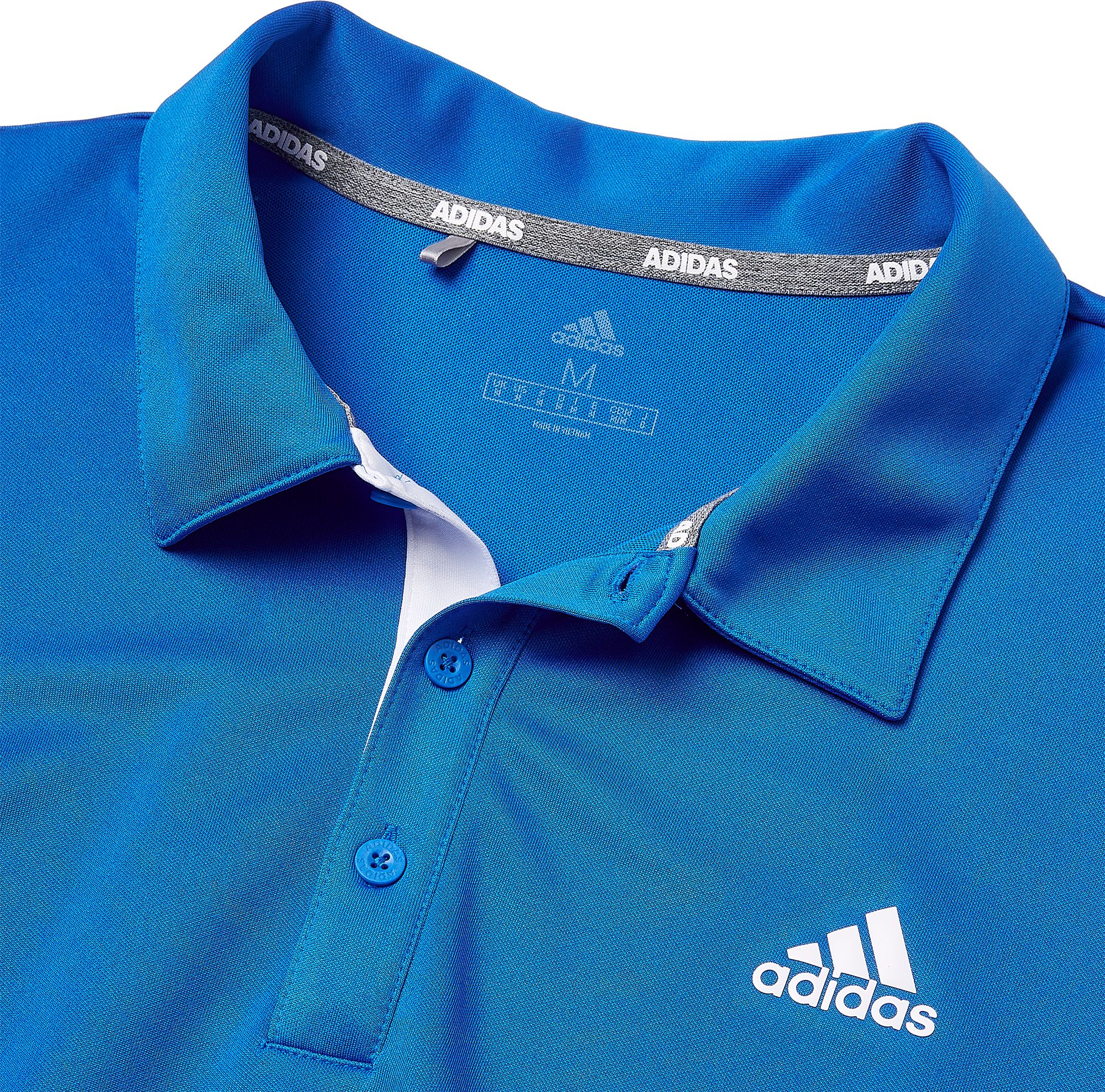 adidas men's drive novelty solid golf polo