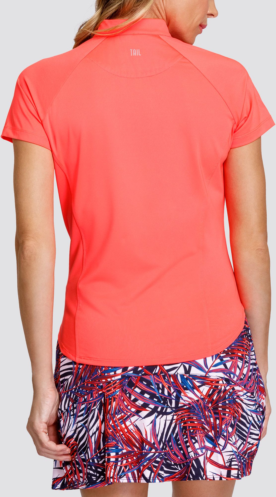 Tail Women's 1/4 Zip Short Sleeve Golf Polo product image
