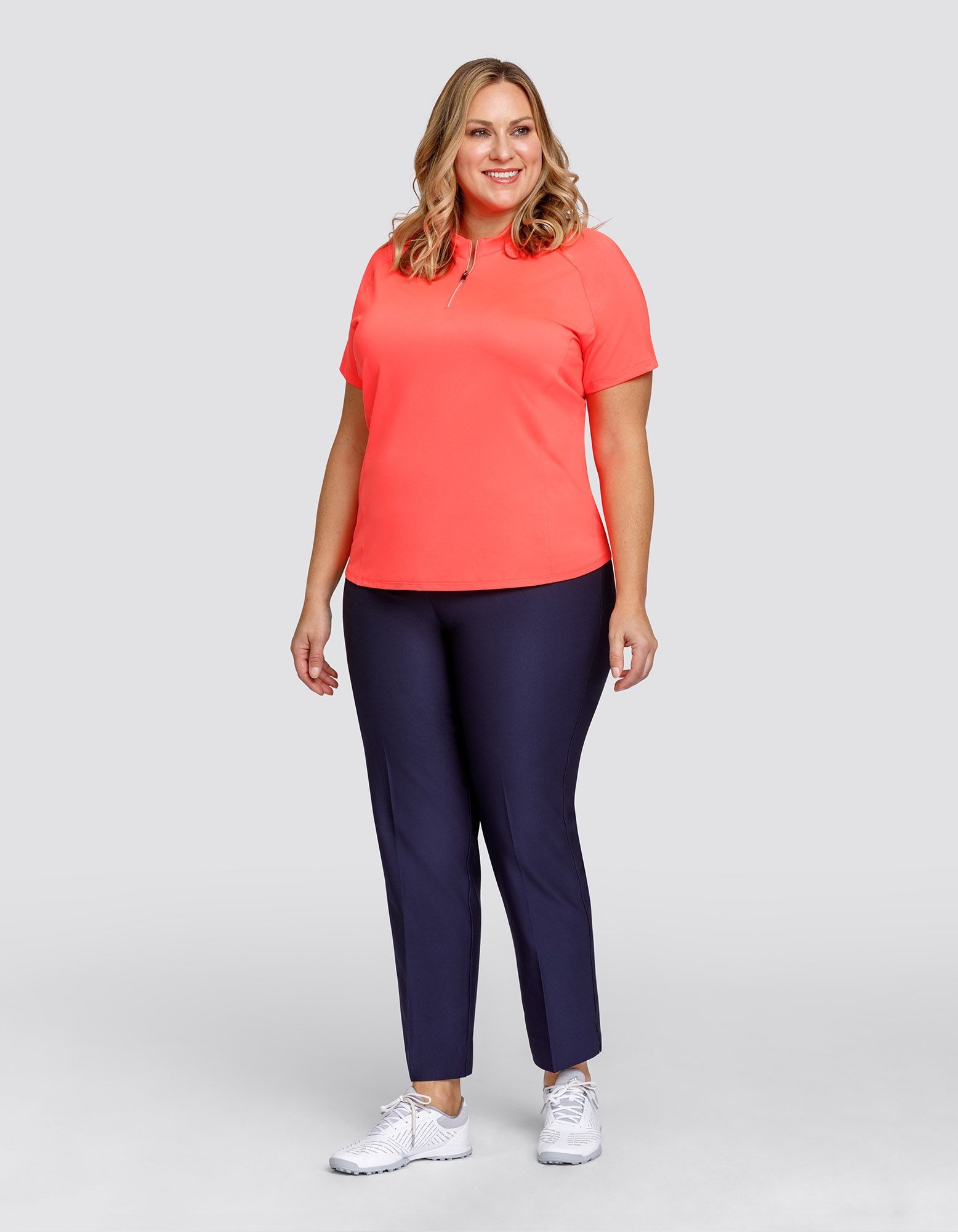 Tail Women's 1/4 Zip Short Sleeve Golf Polo product image