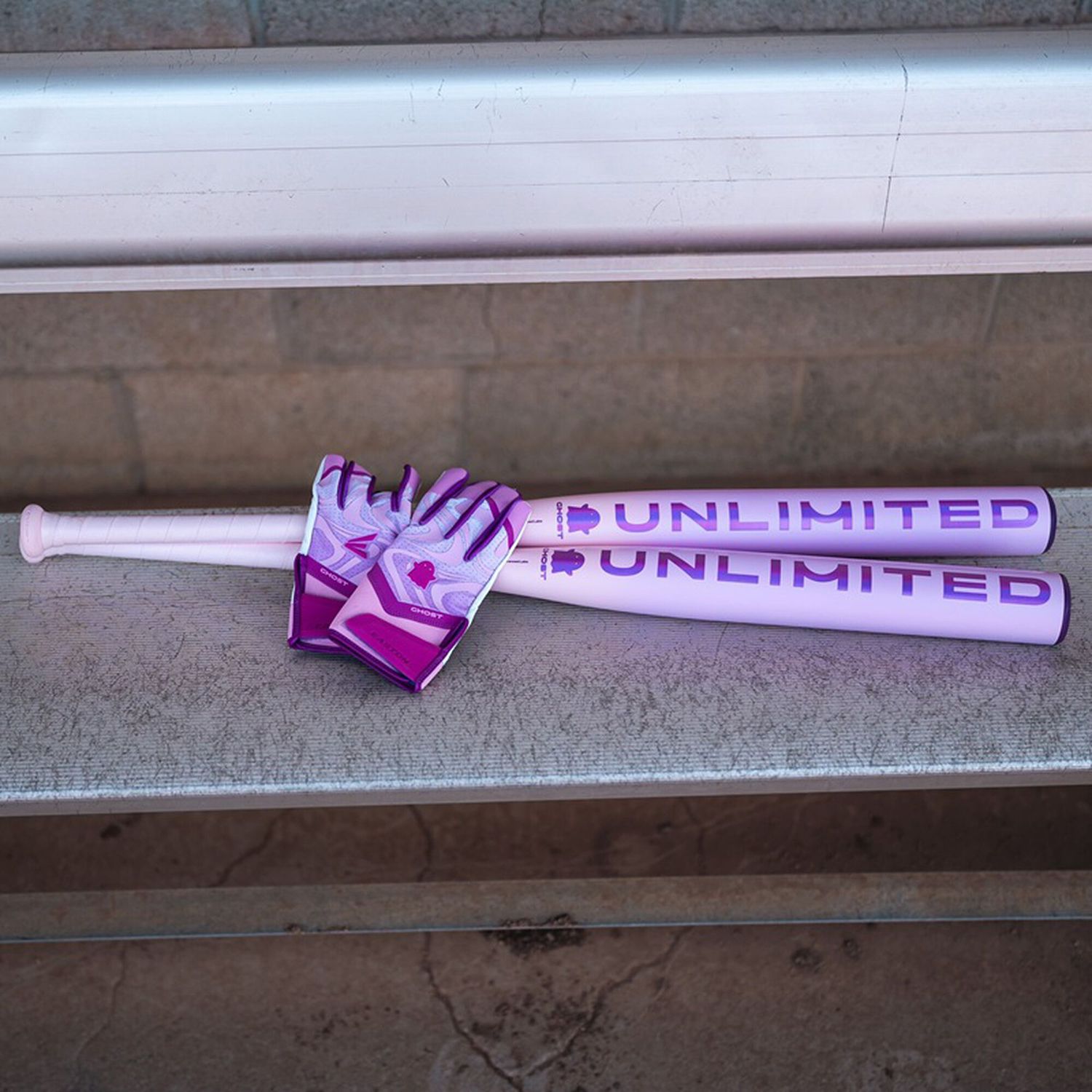 Easton Adult Ghost Ethos Unlimited Lilac Fastpitch Batting Gloves product image