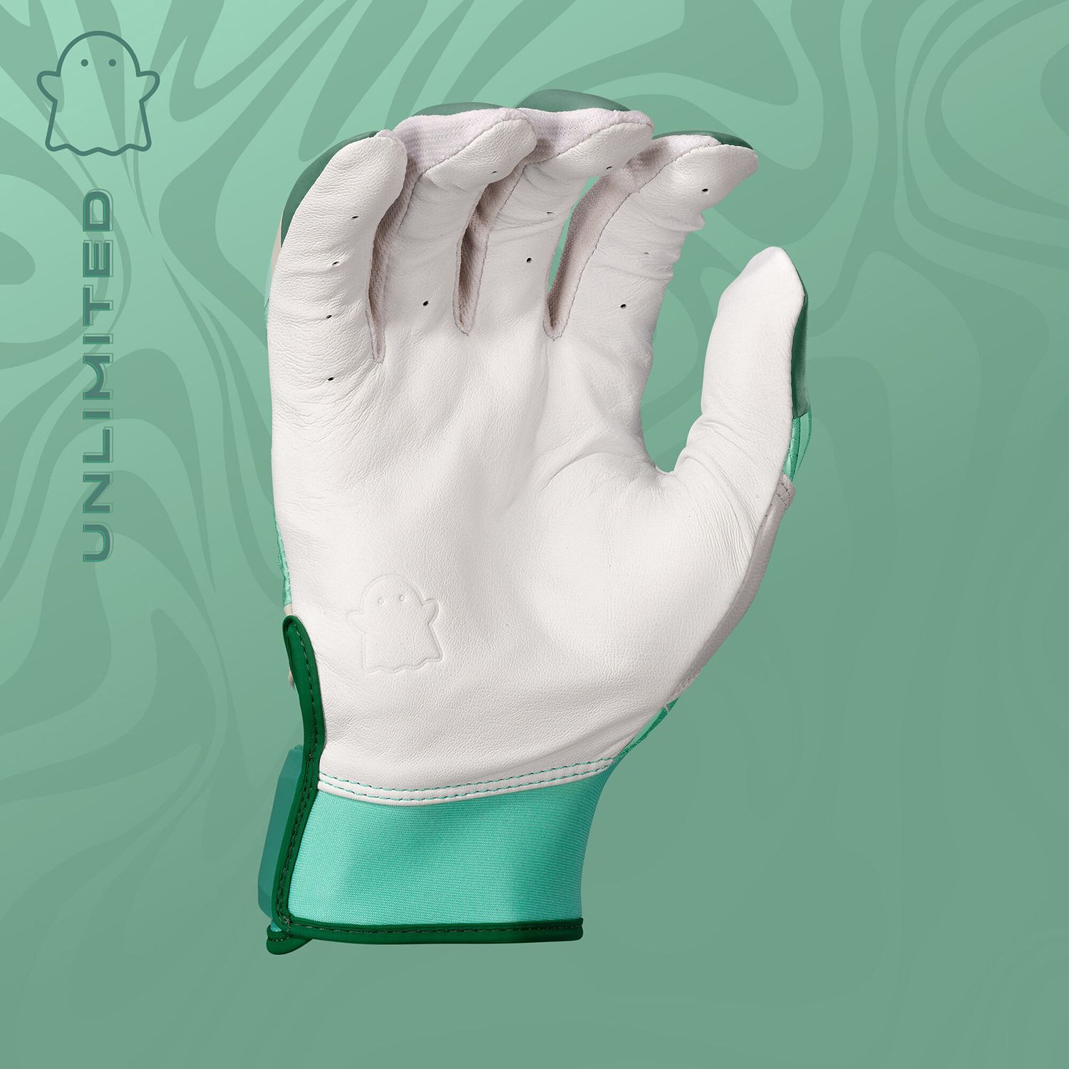 Easton Youth Ghost Ethos Unlimited Green Fastpitch Batting Gloves product image