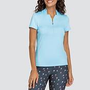 Tail Women's Short Sleeve 1/4 Zip Novelty Collar Golf Polo product image