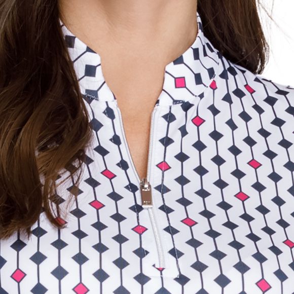 Tail Women's Notched Collar 1/4-Zip Golf Polo product image